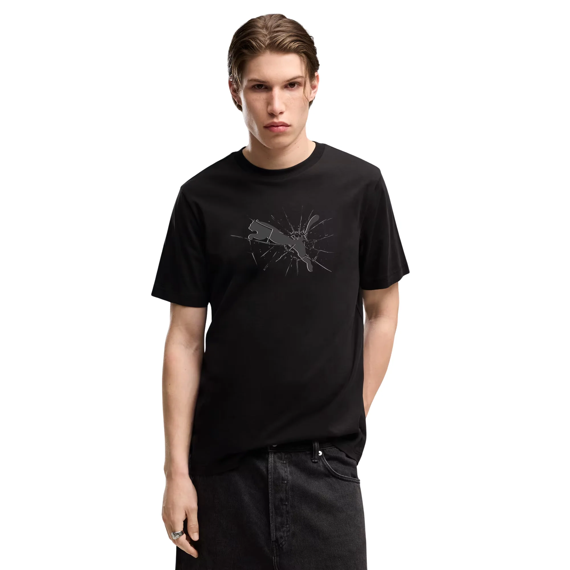 PUMA GRAPHICS CAT LOGO TEE