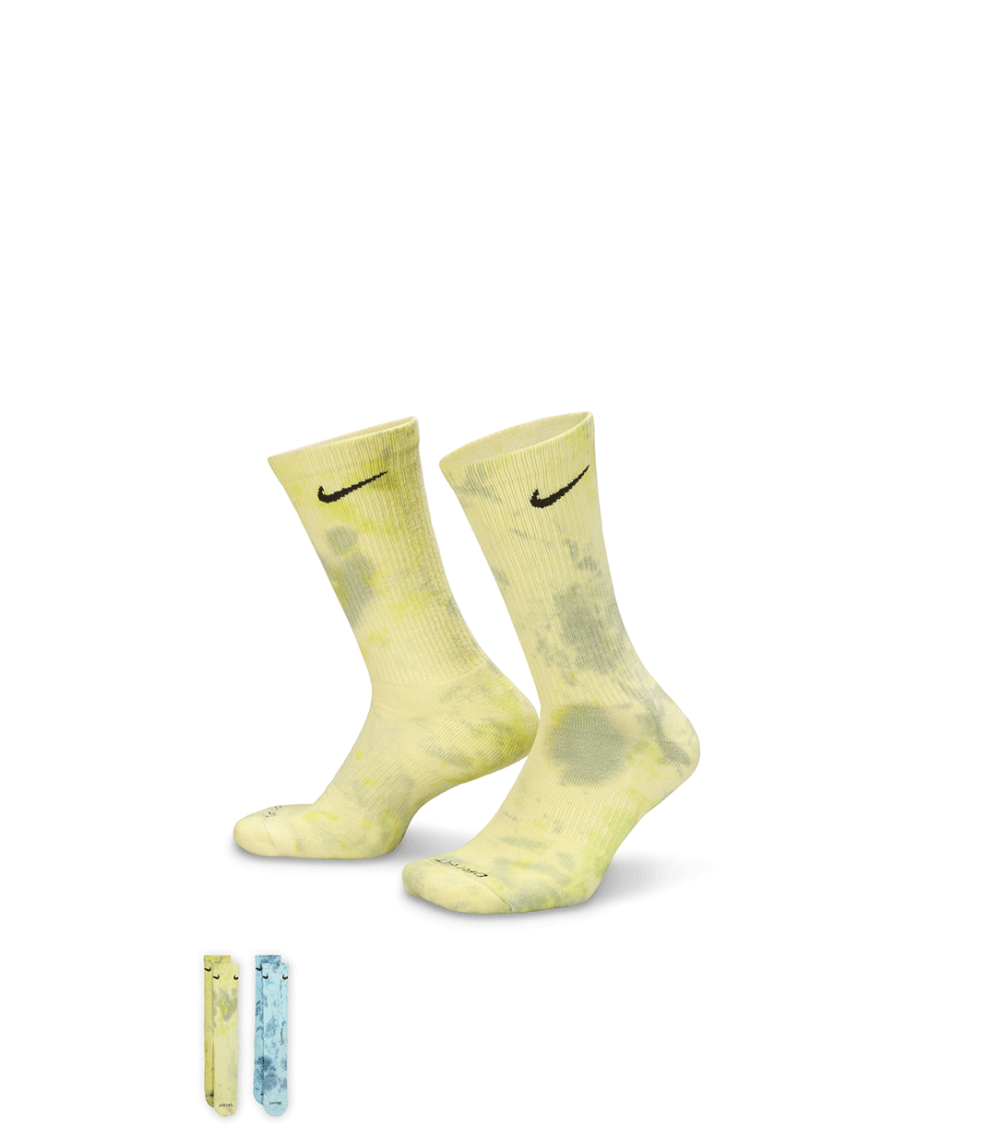 SOCKS NIKE EVERYDAY PLUS LIME 2 PAIRS UNISEX
