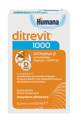 HUMANA DITREVIT 1000 5,5 ML