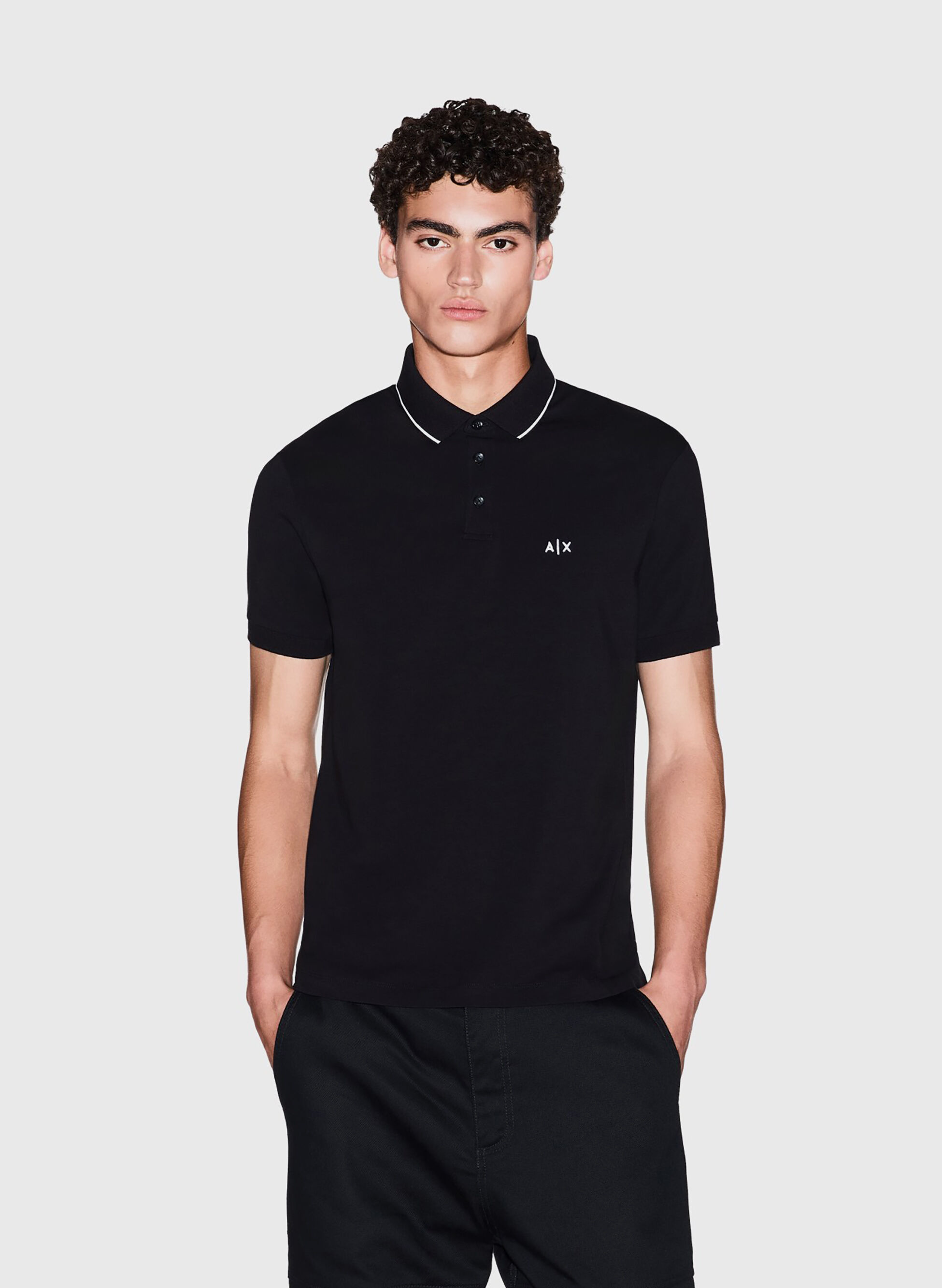POLO CON LOGO E PIPING