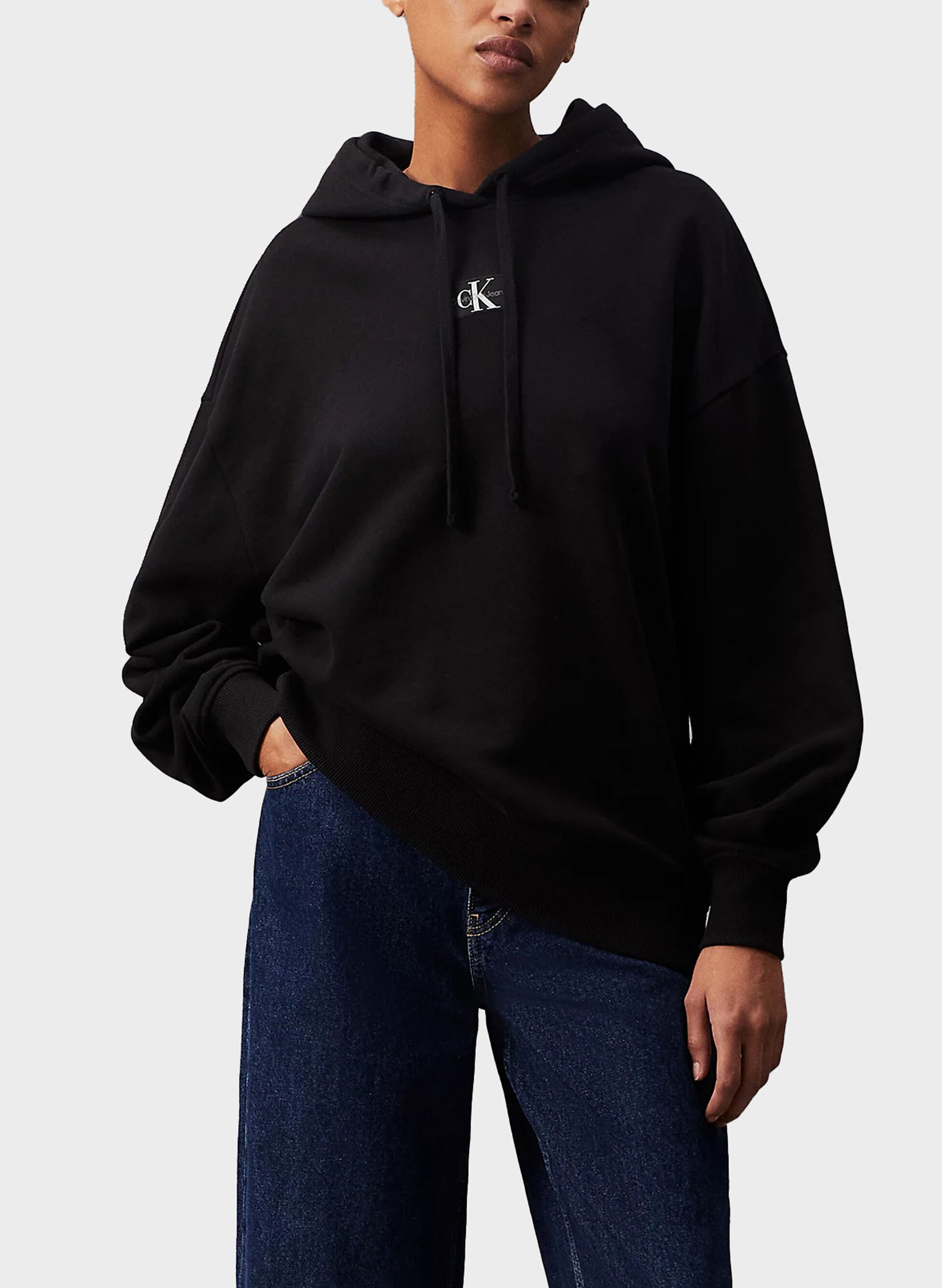 FELPA HOODIE CON LOGO