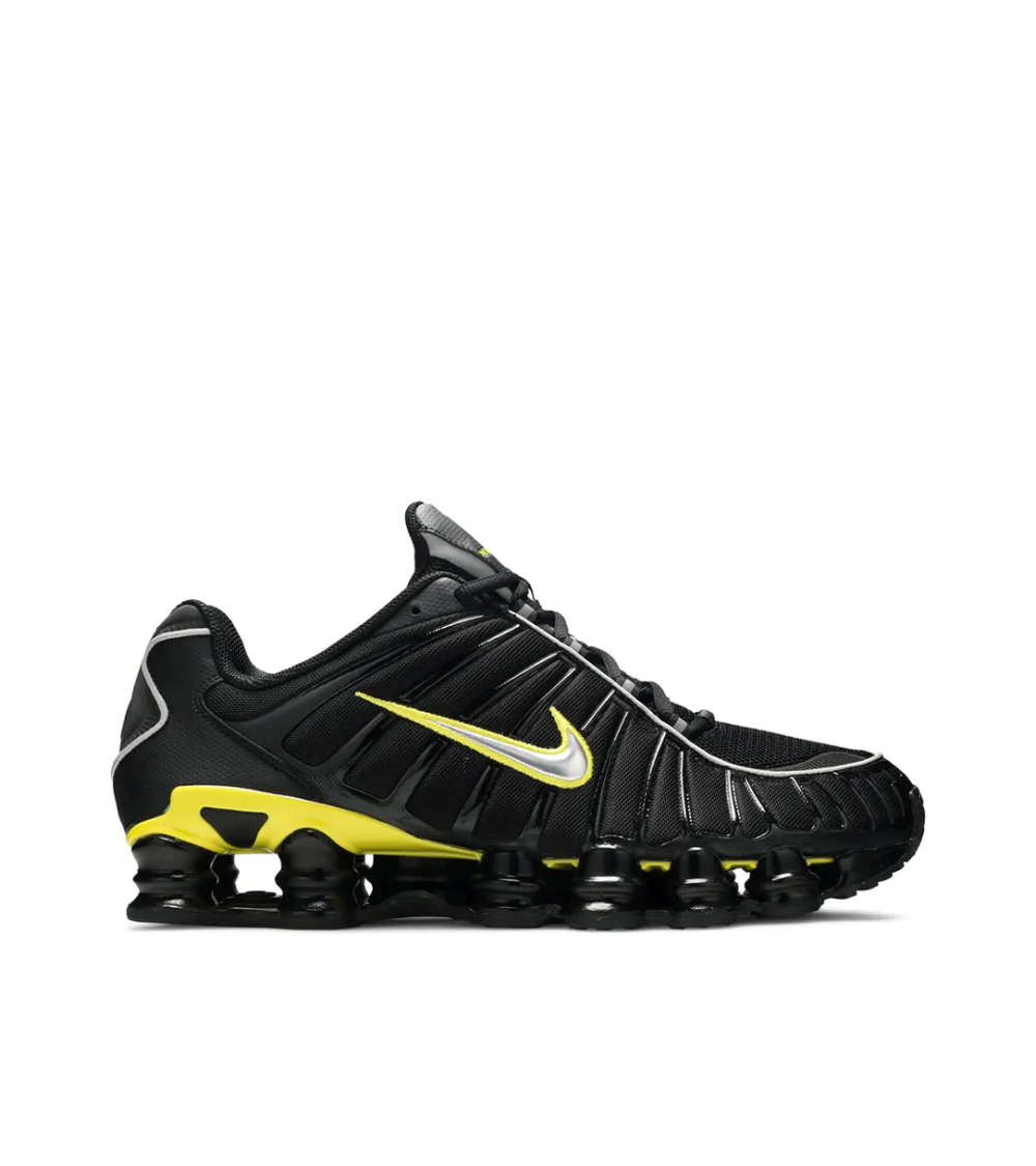 SCARPE NIKE SHOX TL NERO GIALLO UOMO