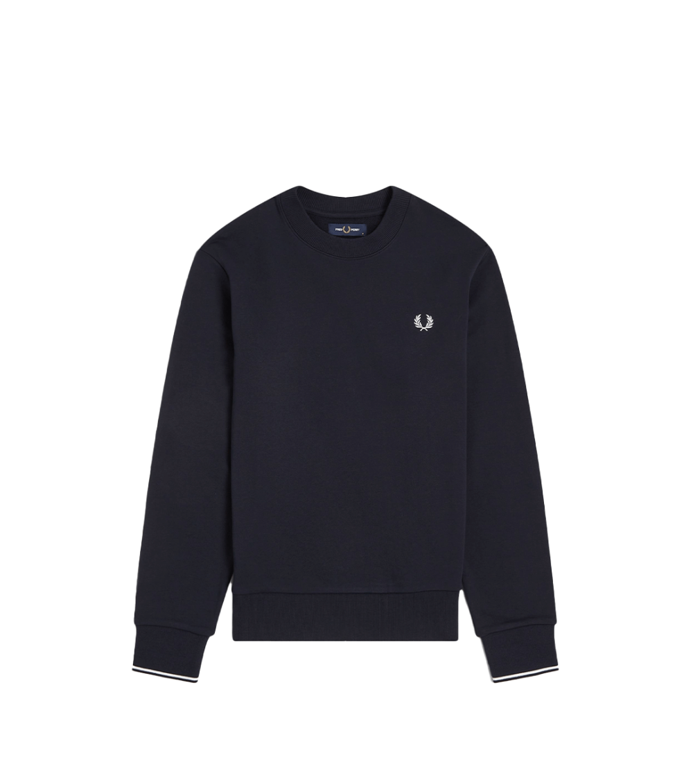 FELPA FRED PERRY M7535 NAVY UOMO