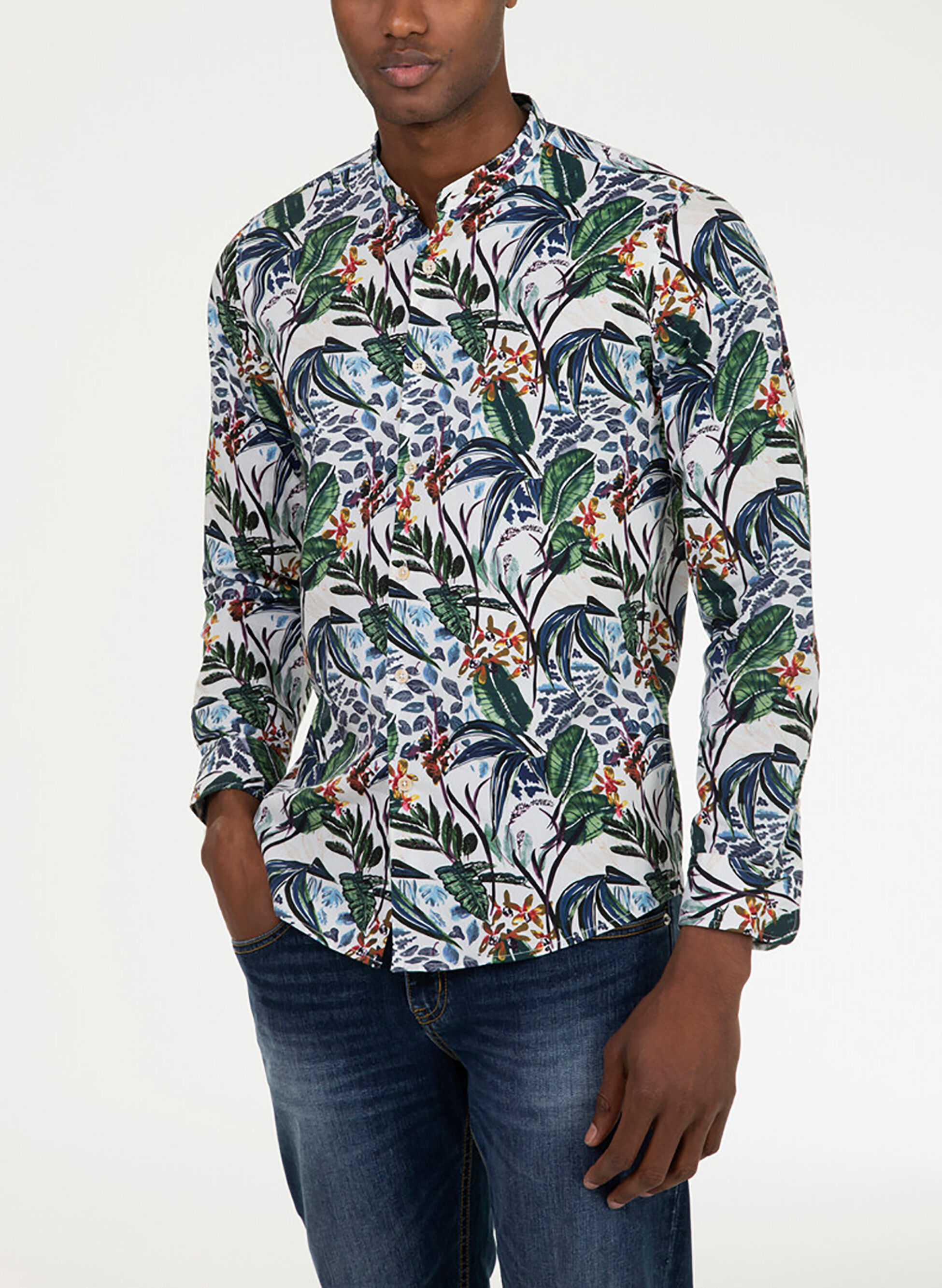 CAMICIA COREANA POPELINE
