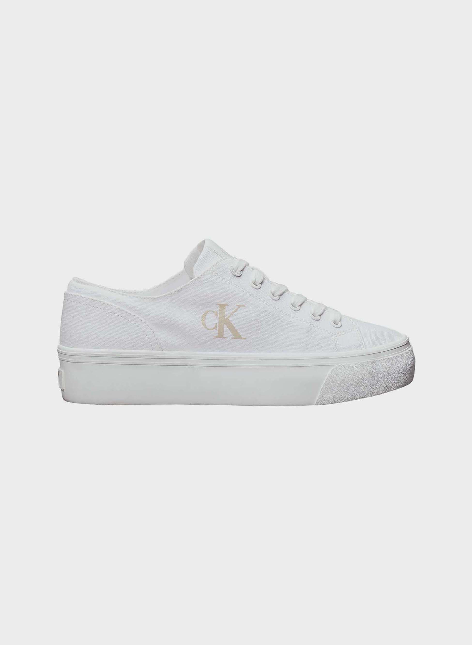 SCARPA IN TELA CON PLATEAU E LOGO — Sport85