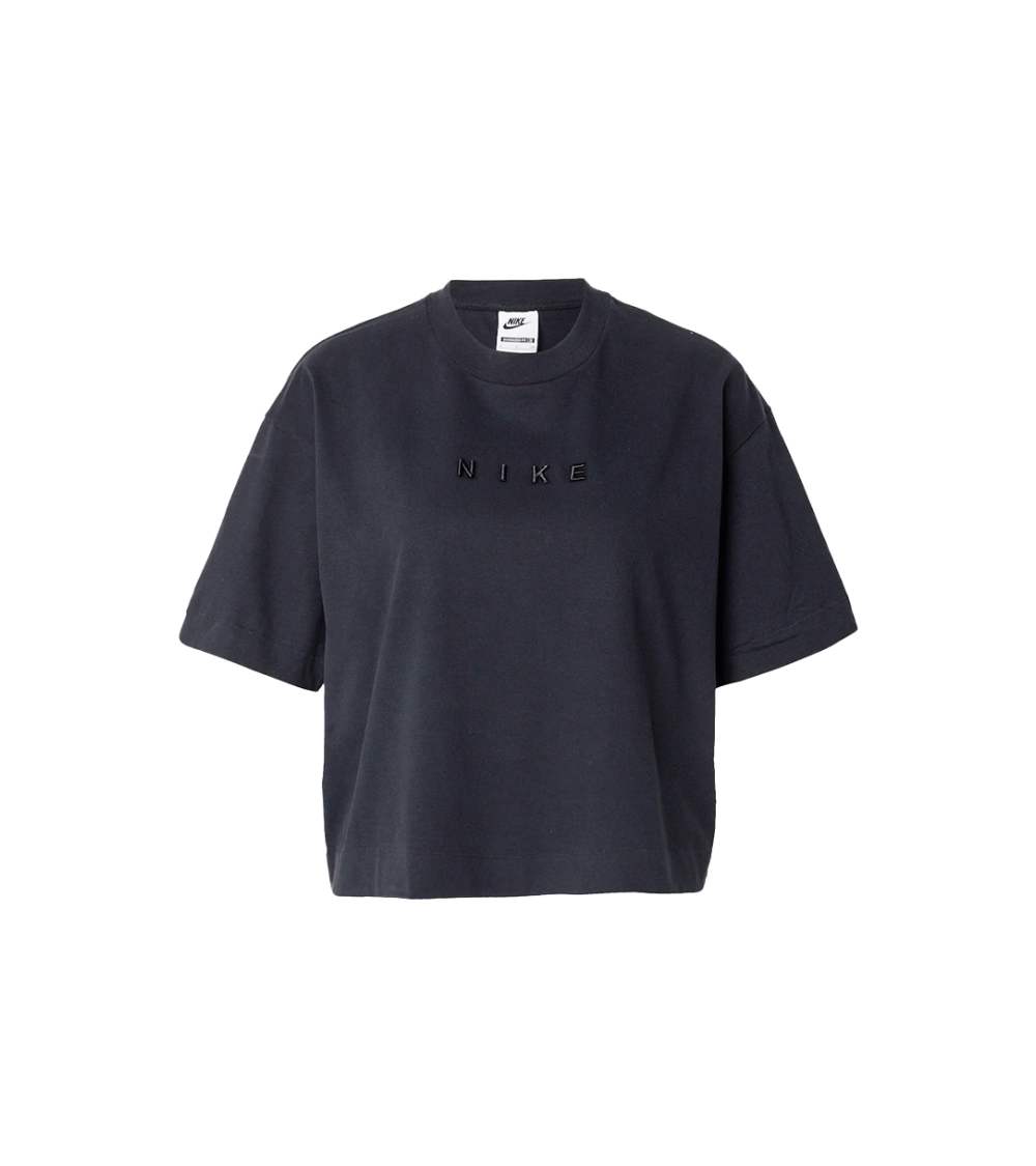 T-SHIRT NIKE SPORTSWEAR LUXE TEE BOXY NERO DONNA