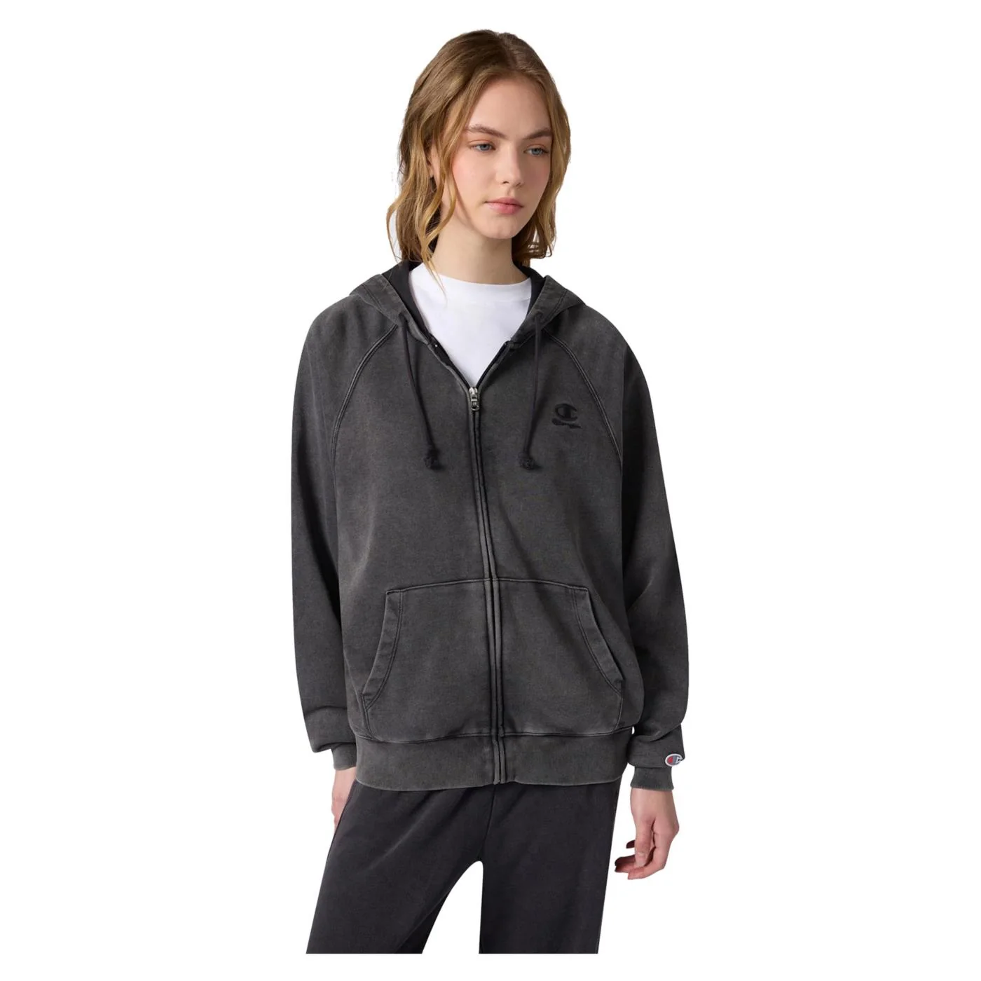CHAMPION W FZ HOODIE SWEATSHIRT — Animasportiva