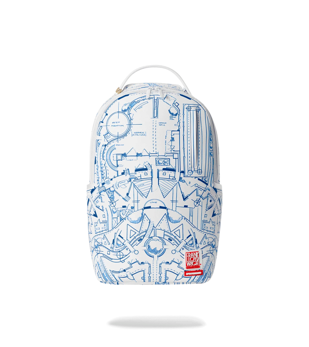 BACKPACK SPRAYGROUND FRANK LLOYD WRIGHT WHITE UNISEX