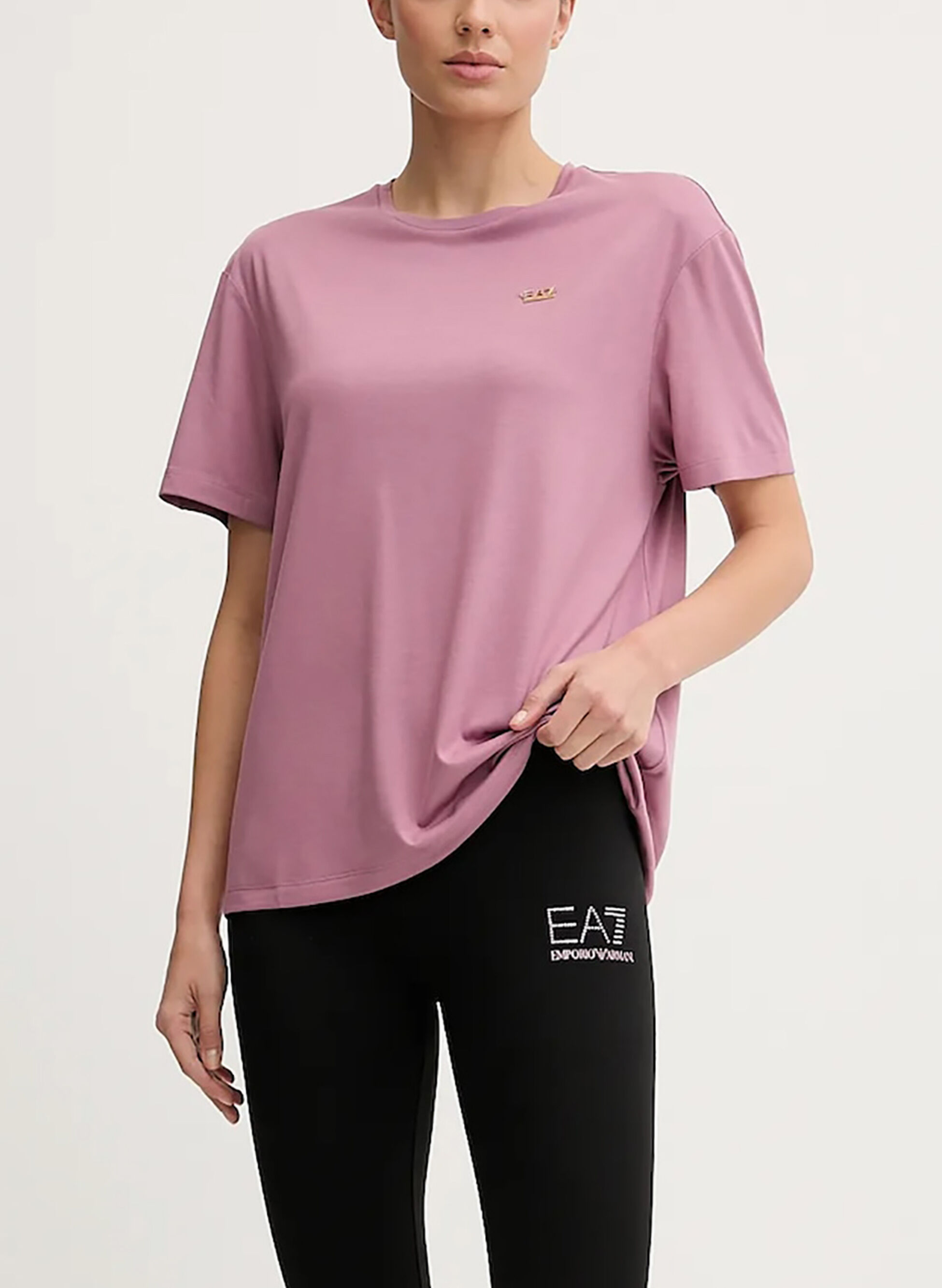 T-SHIRT MODAL LOGO METAL
