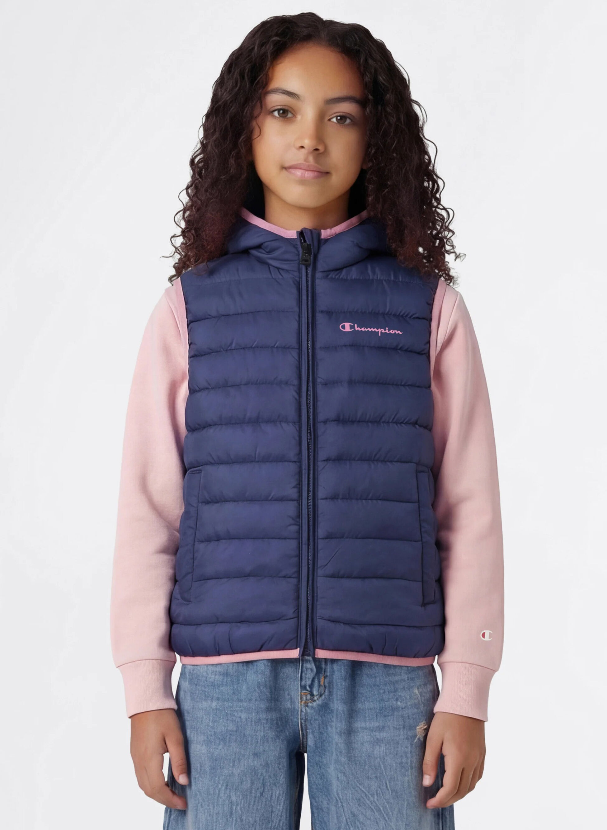 GILET IMBOTTITO CON CAPPUCCIO BAMBINO