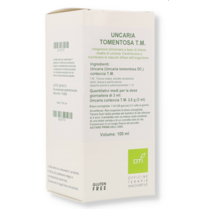 OTI UNCARIA TORMENTOSA TINTURA MADRE GOCCE 100 ML
