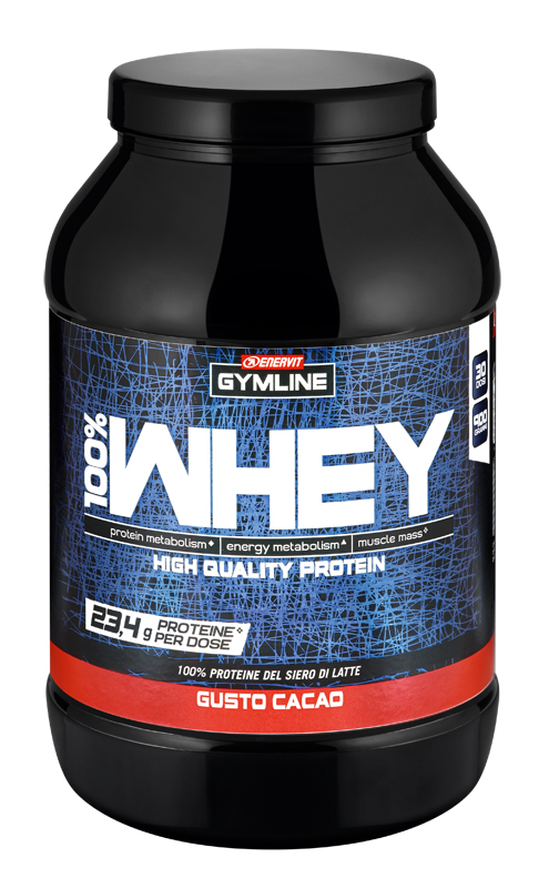 GYMLINE 100%WHEY CON.CACAO900G