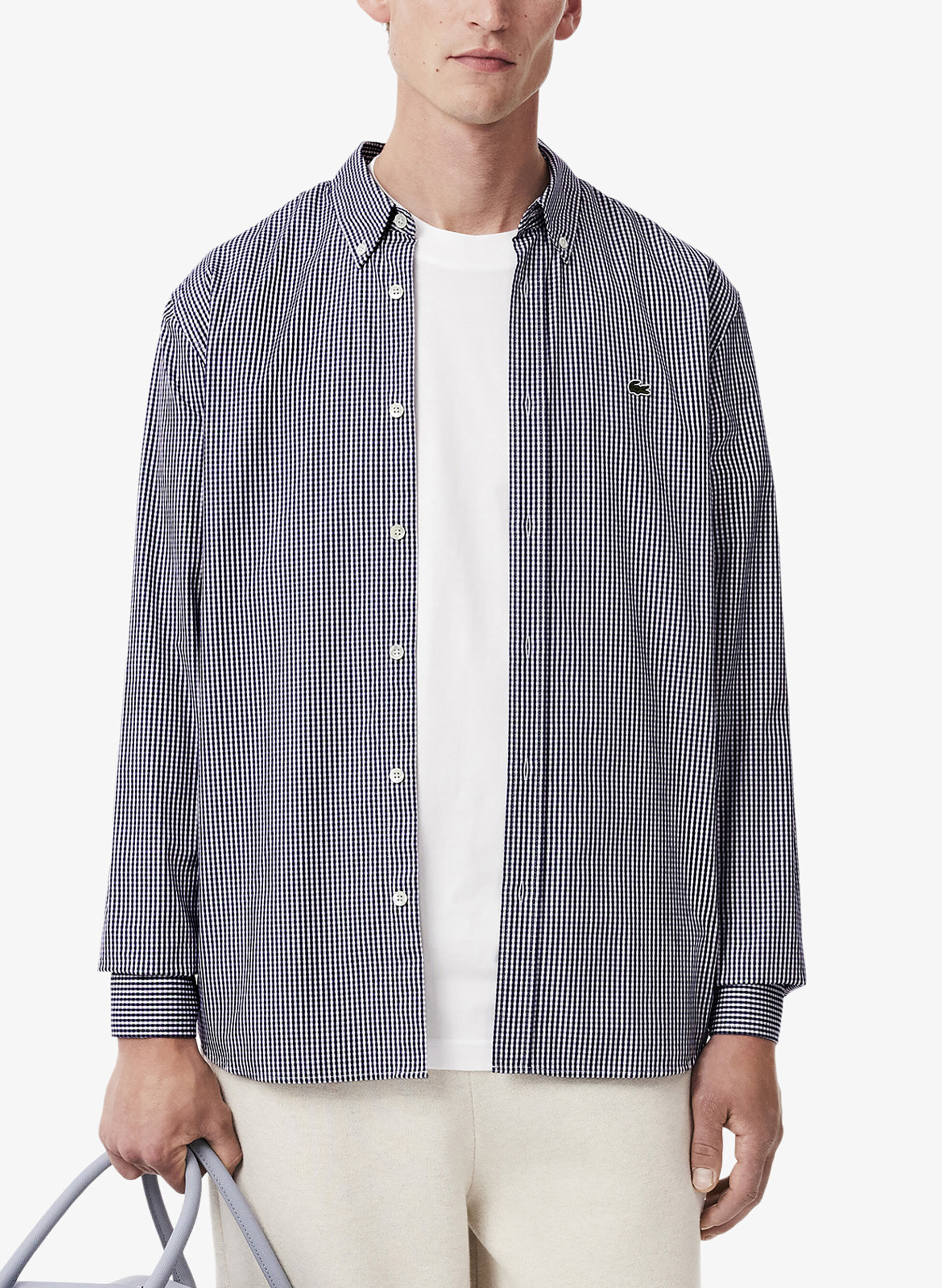 CAMICIA A MANICHE LUNGHE A QUADRI