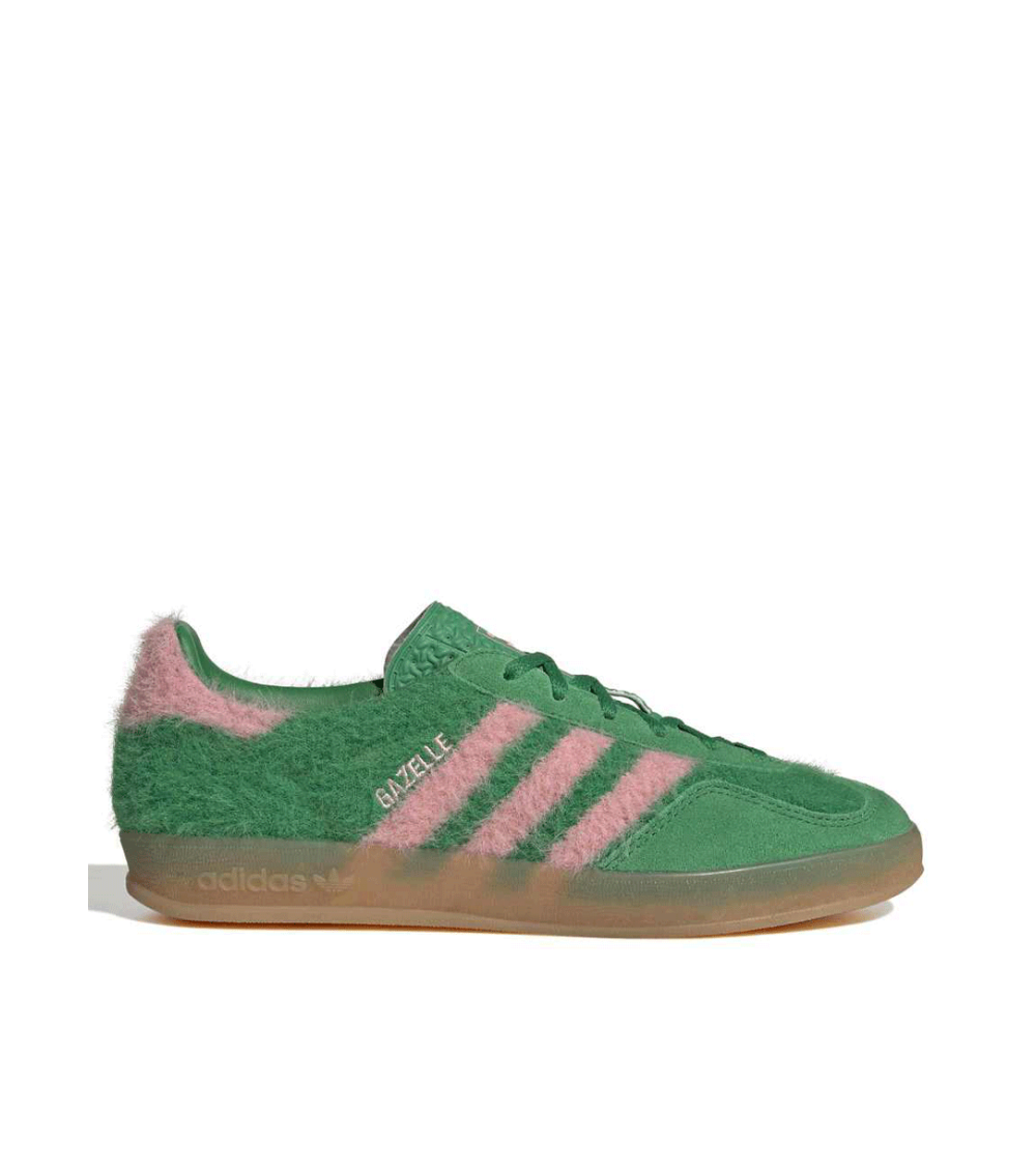 SHOES ADIDAS GAZELLE INDOOR FUR GREEN WOMEN