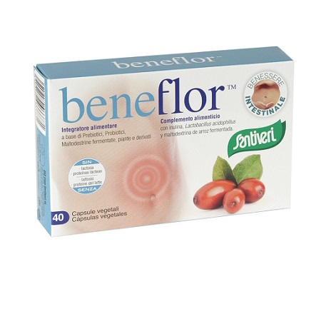 SANTIVERI BENEFLOR INTEGRATORE FLORA INTESTINALE 40 CAPSULE
