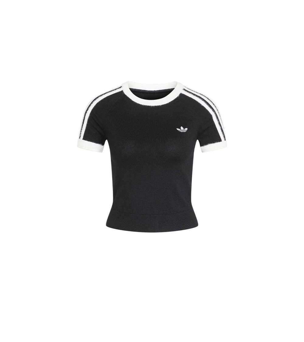 T-SHIRT ADIDAS KNIT BLACK WOMEN