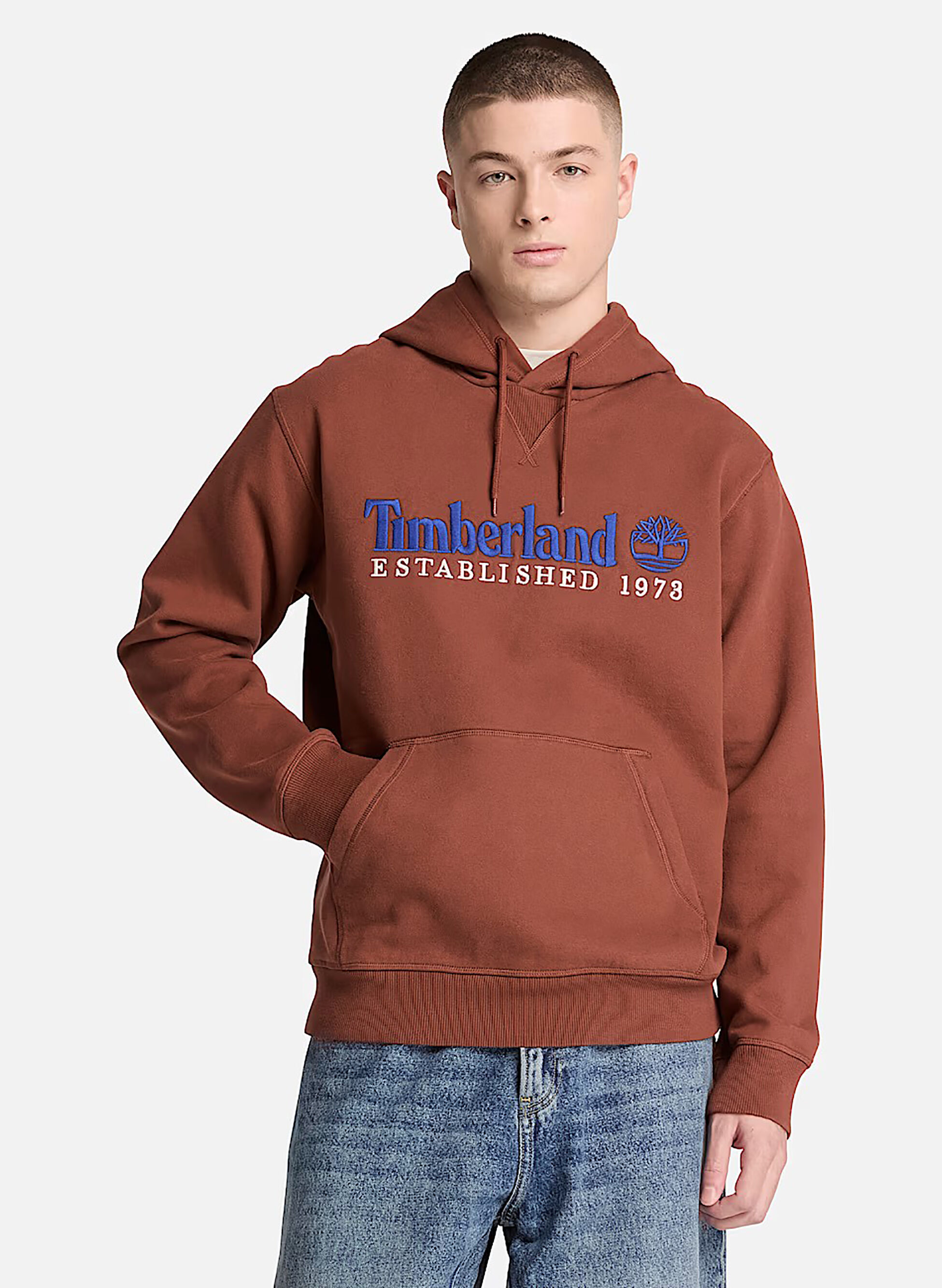 FELPA BIG LOGO RICAMATO HOODIE — Sport85