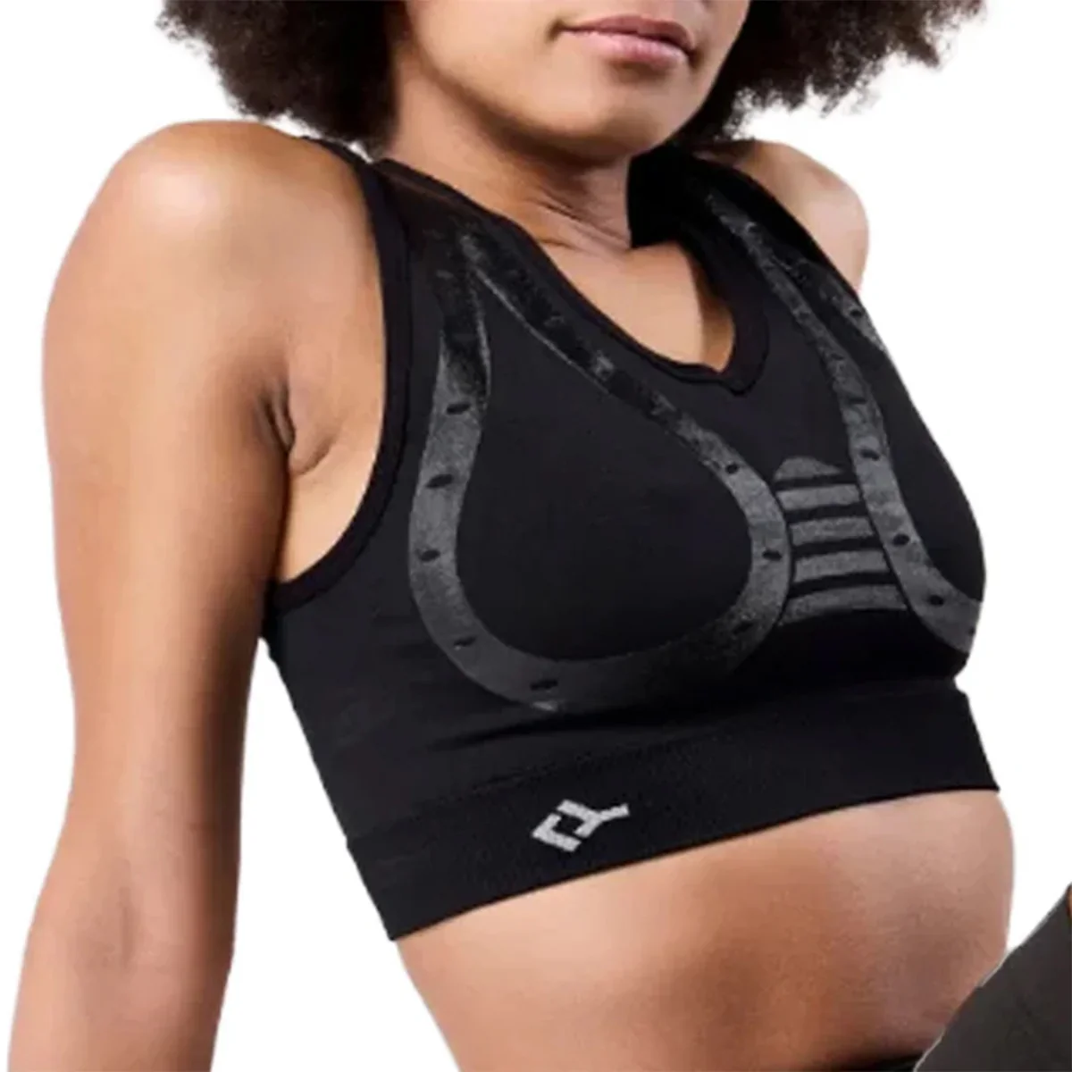 FLOKY BRA SUPPORTER BLACK — Animasportiva