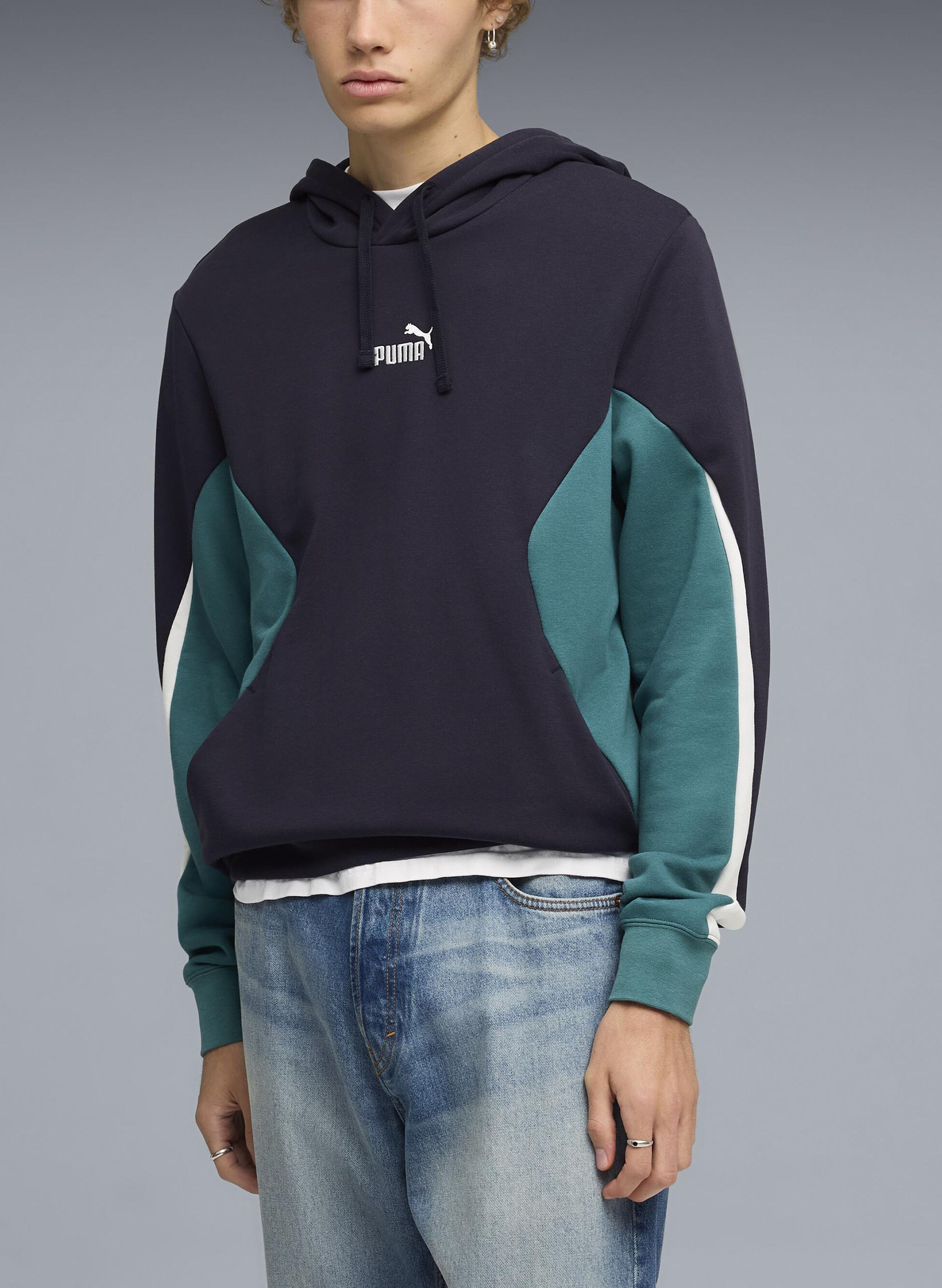 FELPA ESS BLOCK HOODIE — Sport85