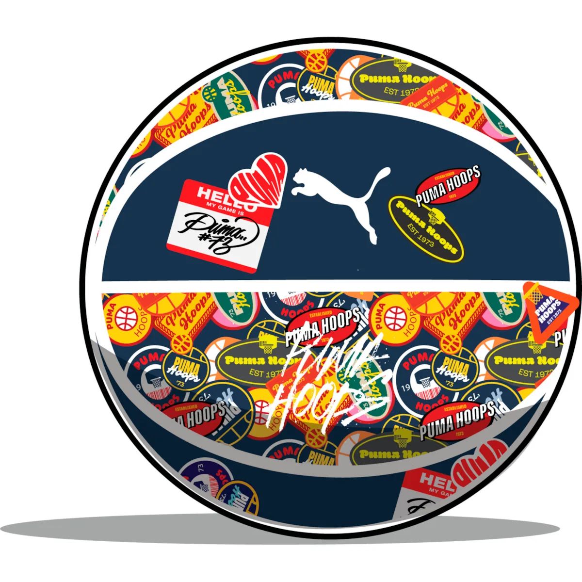 PUMA PALLONE DA BASKET HOOPERS HOTLINE