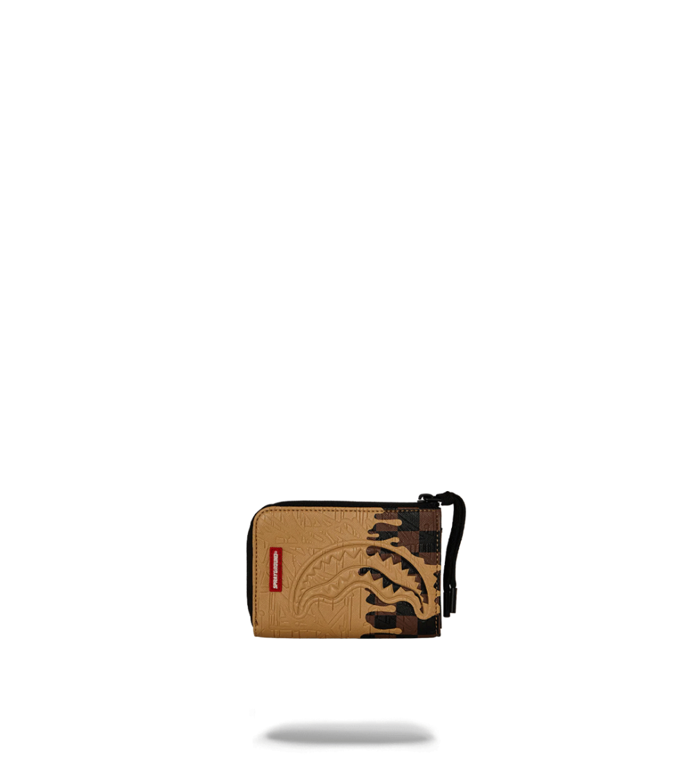 WALLET SPRAYGROUND HENNY MELT BROWN BEIGE UNISEX