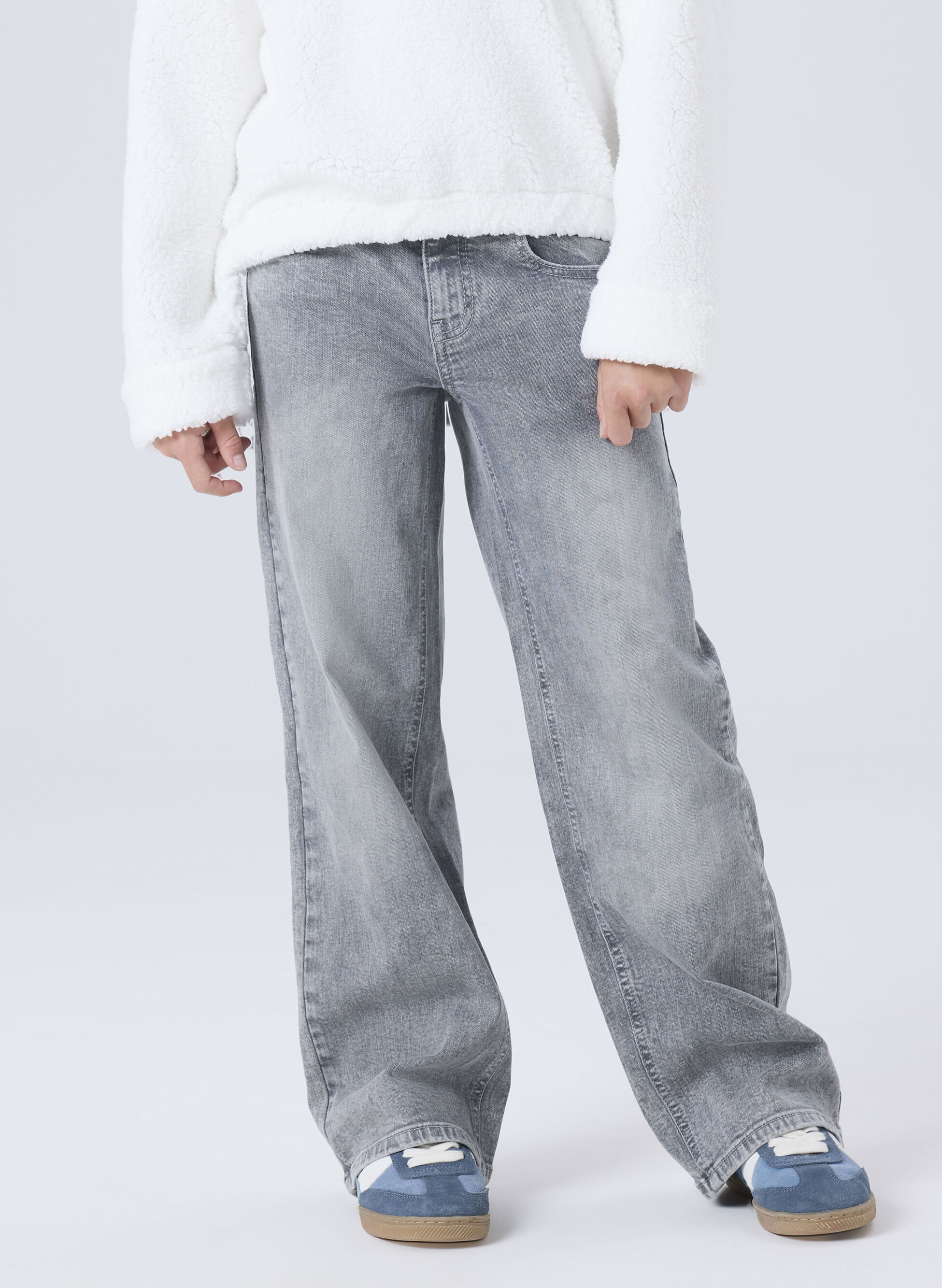 JEANS ROSE WIDE RAGAZZA