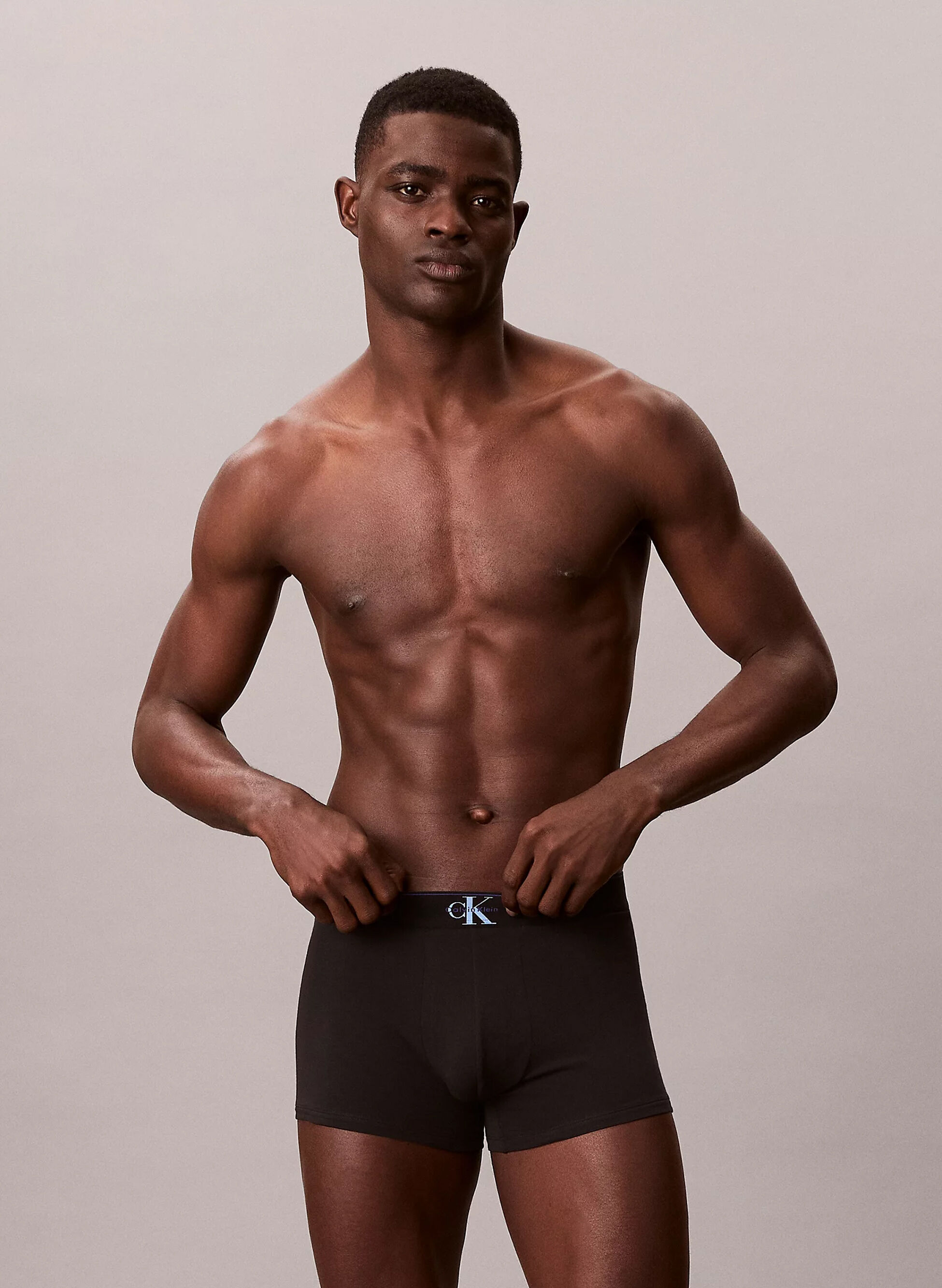 BOXER GRAPHIC MONOGRAM COTTON STRETCH 3 PAIA