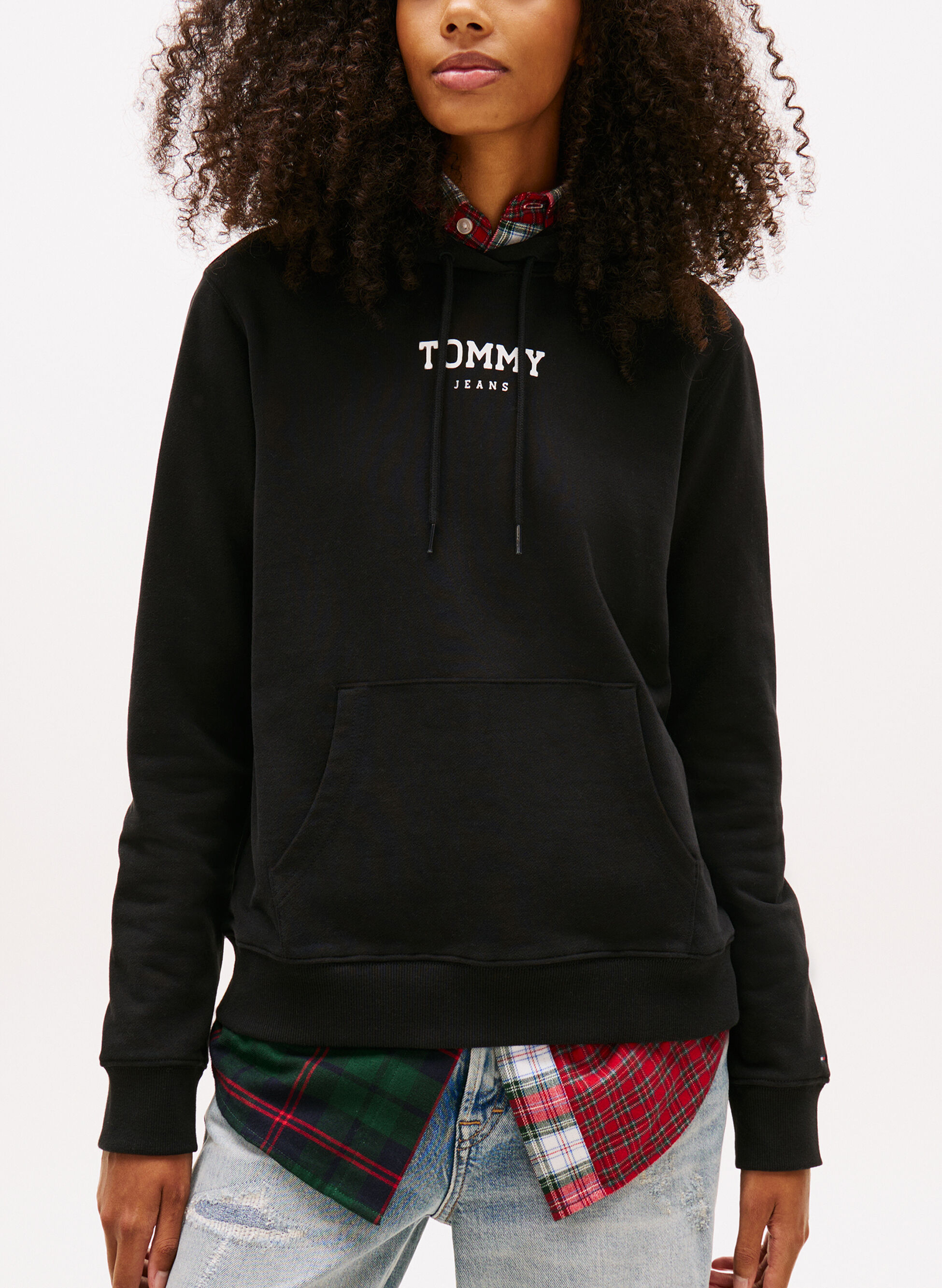 FELPA LOGO STAMPATO HOODIE