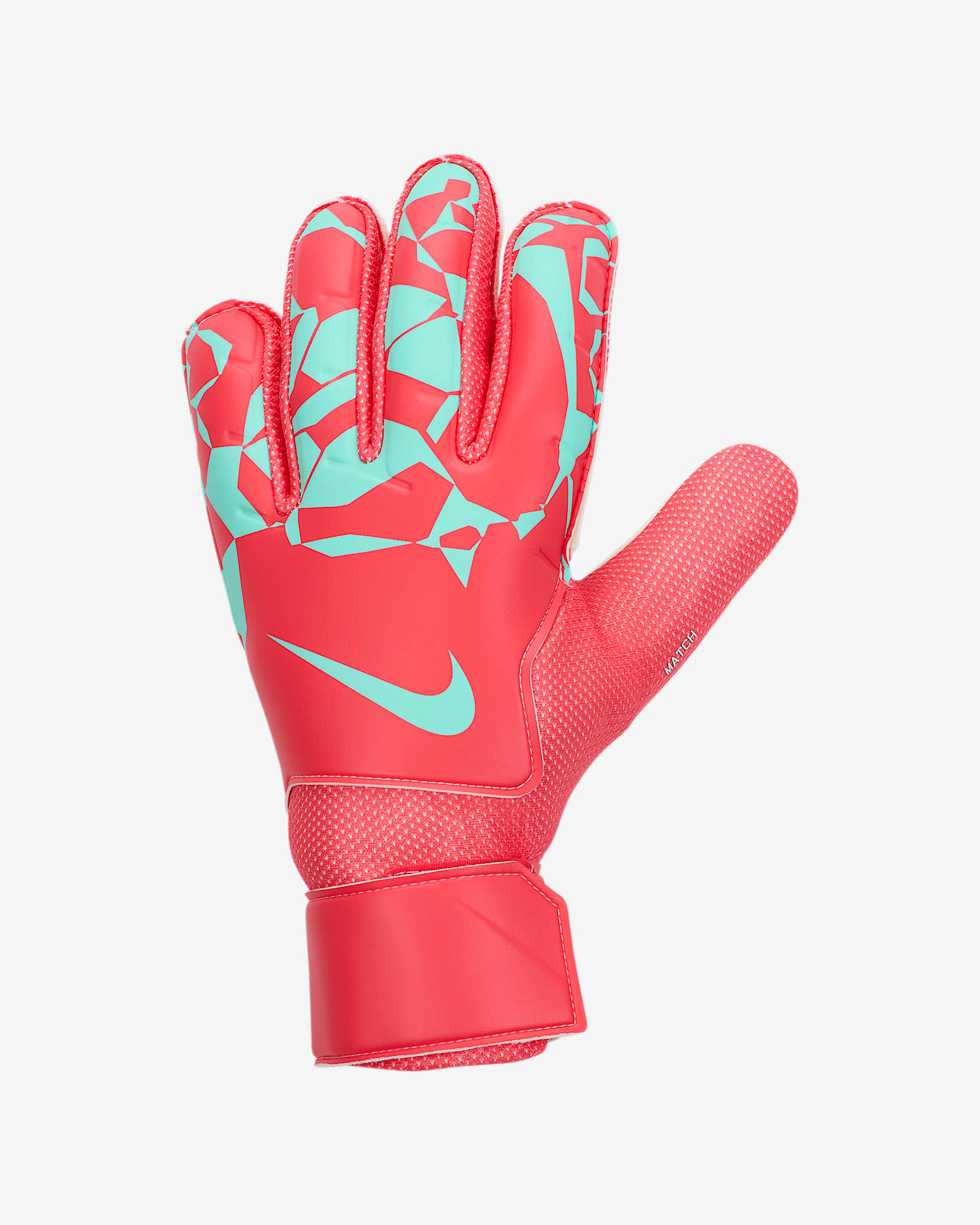 NIKE GUANTI PORTIERE MATCH EMBER GLOW/AURORA GREEN DA ADULTO