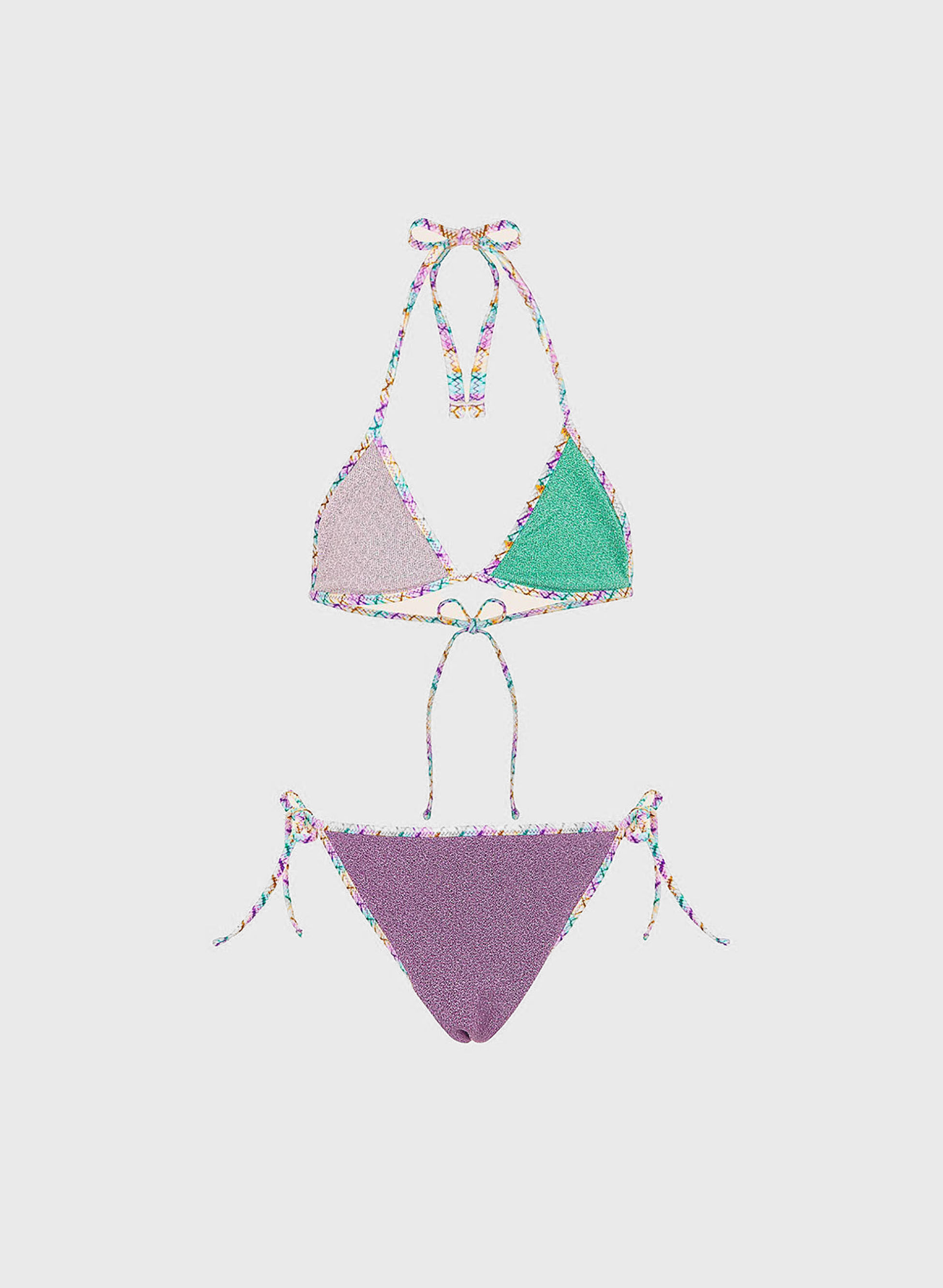 BIKINI TRIANGOLO LUREX RAGAZZA