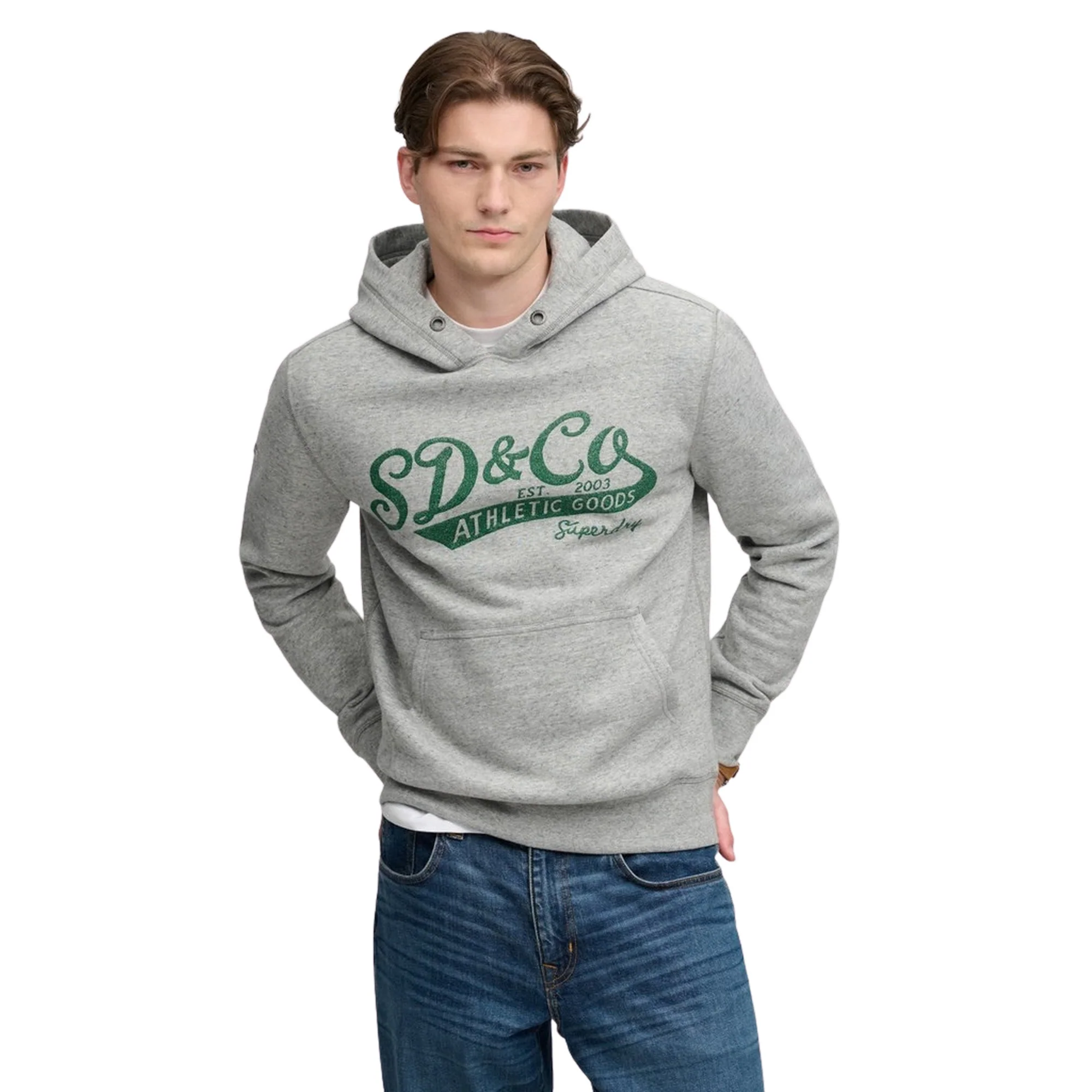 SUPERDRY VINTAGE SCRIPT HOOD — Animasportiva