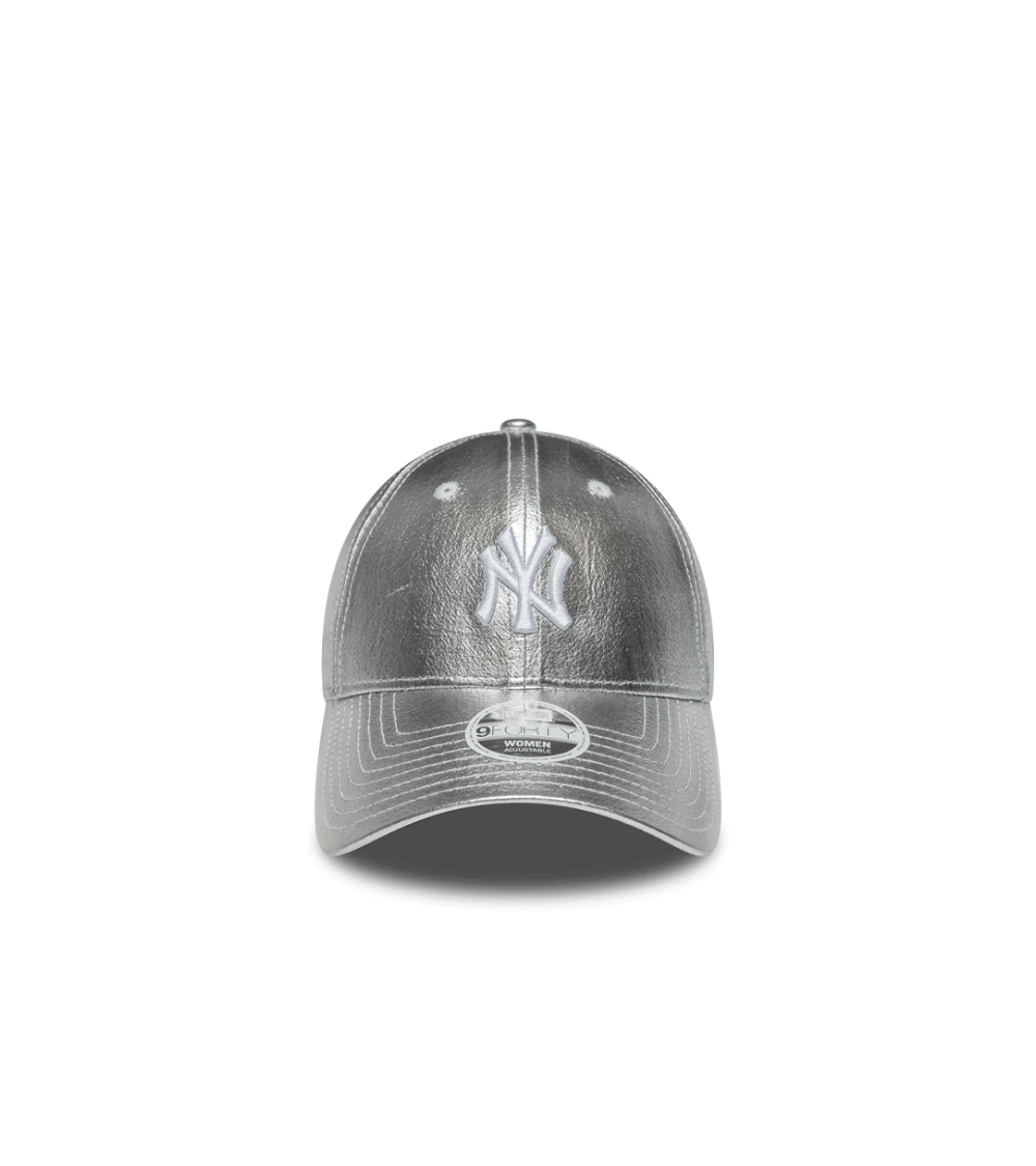 CAP NEW ERA 9FORTY NY YANKEES METALLIC SILVER WOMEN