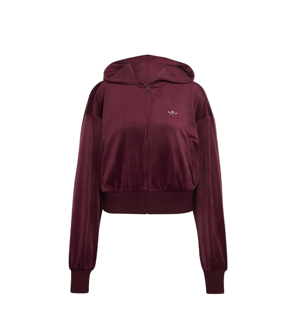 ZIPPED HOODIE ADIDAS ESSENTIAL BORDEAUX WOMEN