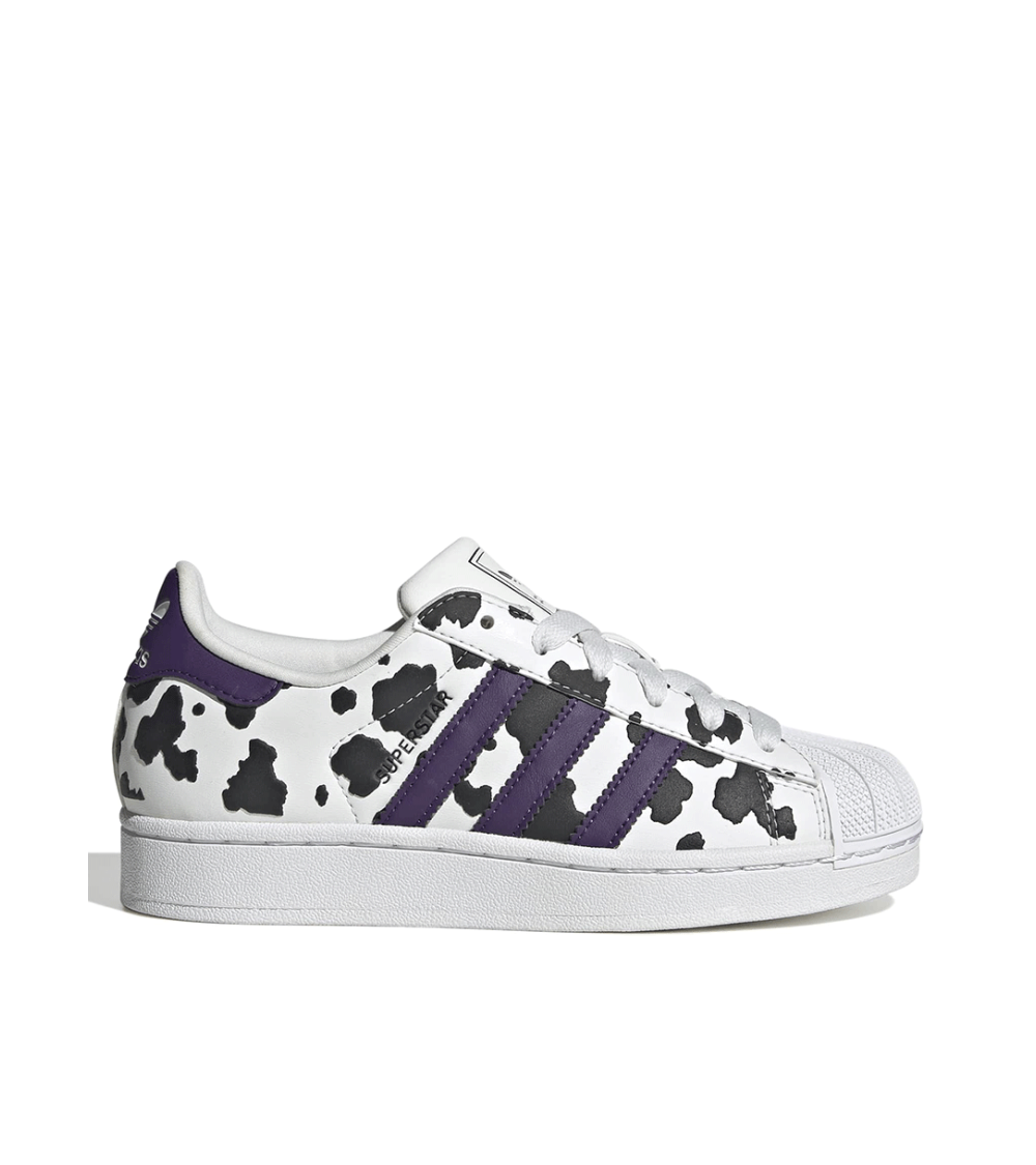 SHOES ADIDAS SUPERSTAR II COW PRINT WHITE BOY/GIRL