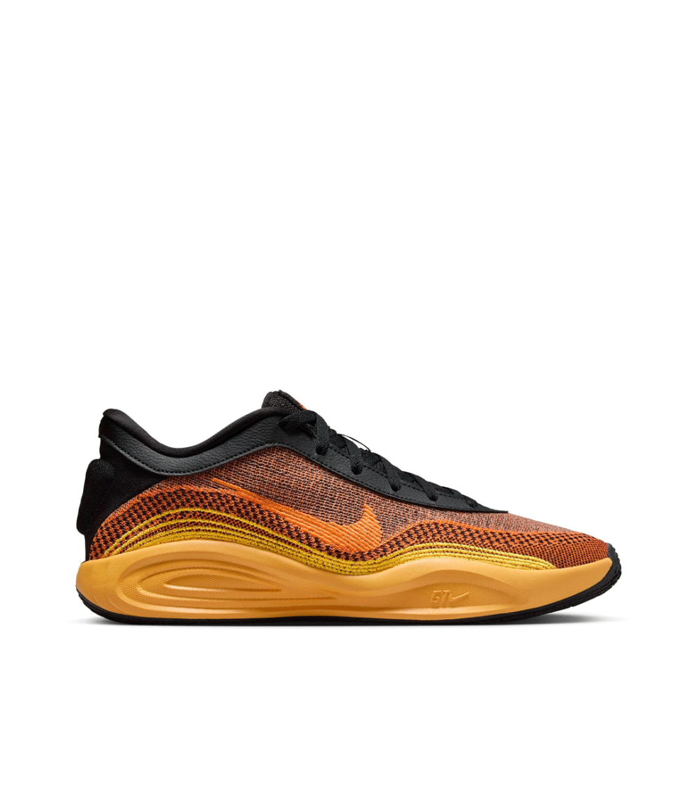 SHOES NIKE BASKETBALL G.T. HUSTLE ACADEMY BLACK ORANGE MAN