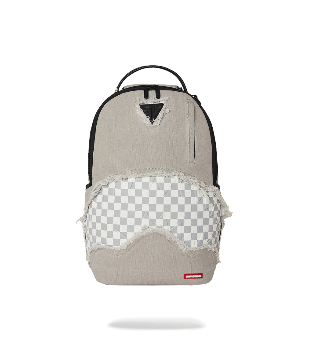 ZAINO SPRAYGROUND DENIM TEAR SHARK CREAM UNISEX