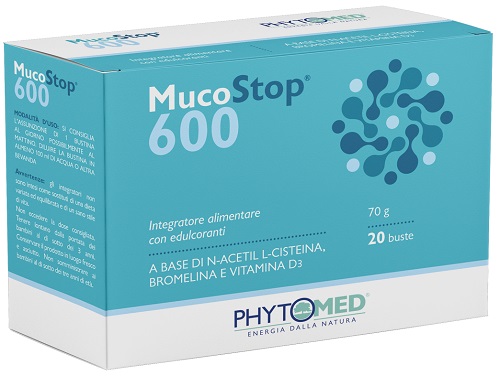 MUCOSTOP BUSTE 600MG 20 3.5G