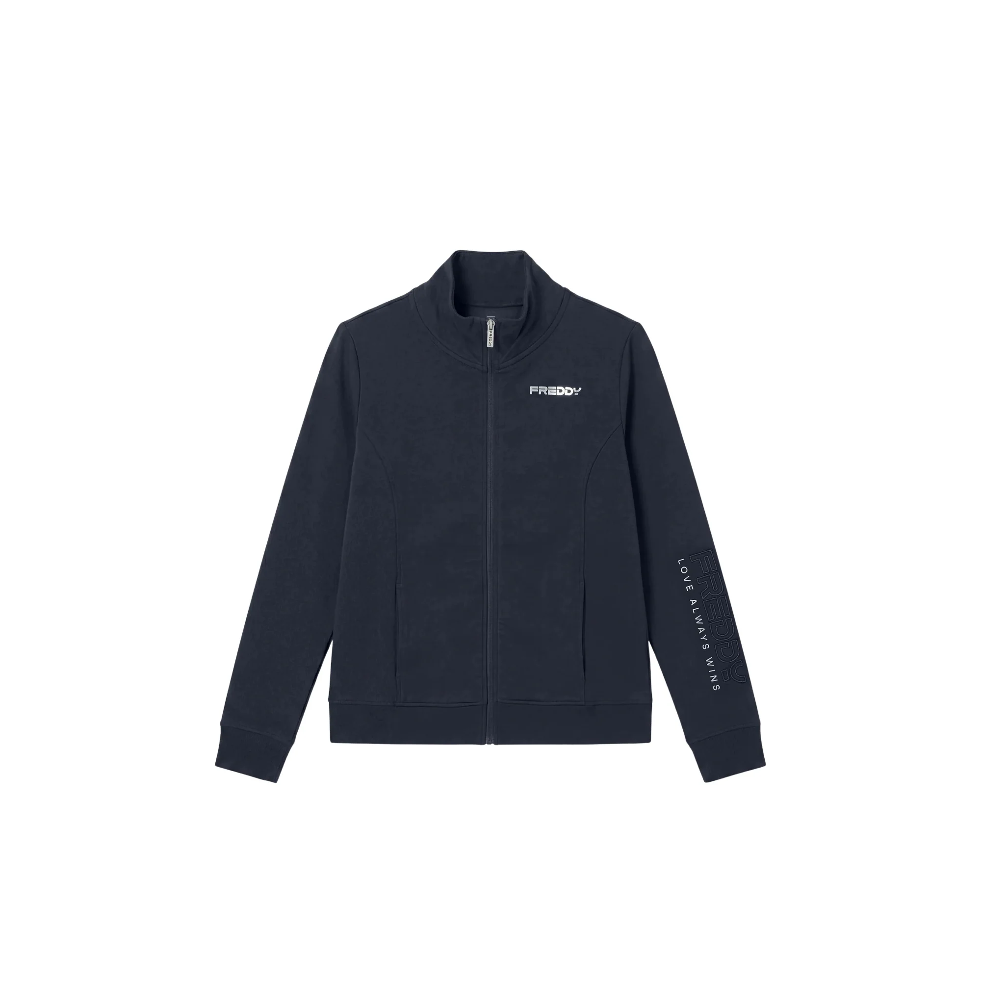 FREDDY FELPA W STRETCH FULL ZIP — Animasportiva