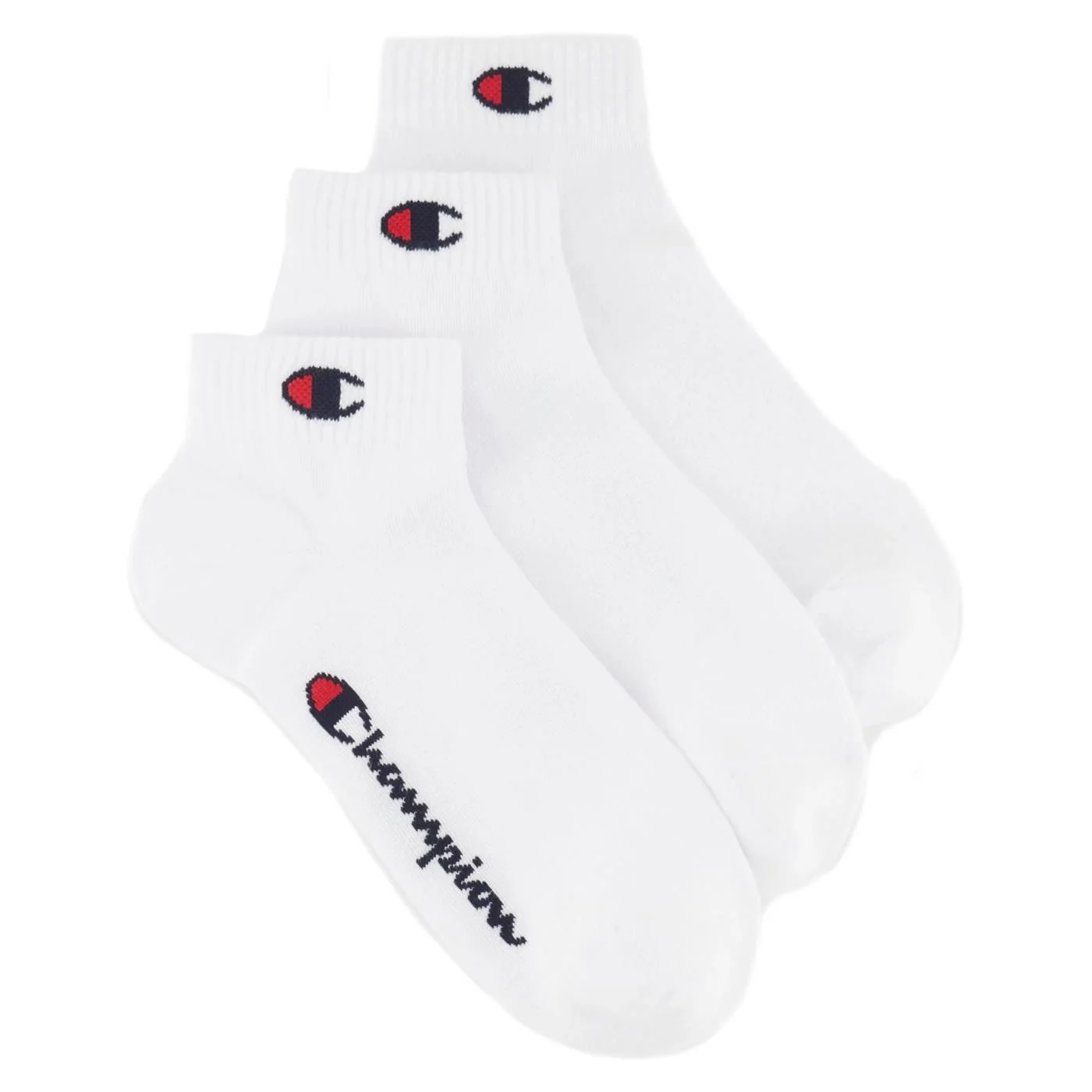 CHAMPION 3PK QUARTER SOCKS — Animasportiva