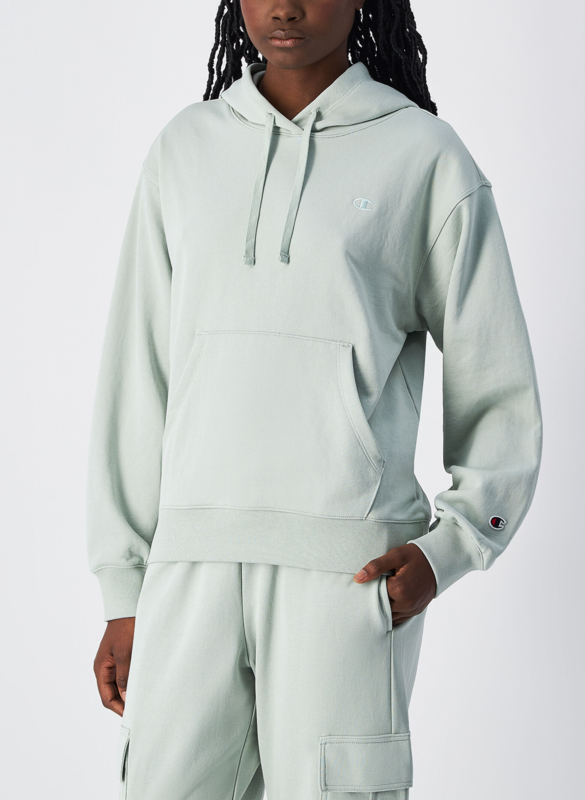 FELPA HOODIE ICONS TONAL MICRO LOGO
