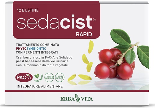 ERBA VITA SEDACIST RAPID INTEGRATORE VIE URINARIE 6+6 BUSTINE