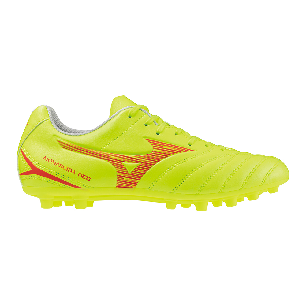 MIZUNO MONARCIDA NEO SELECT AG SAFETY YELLOW/FIERY CORAL DA UOMO