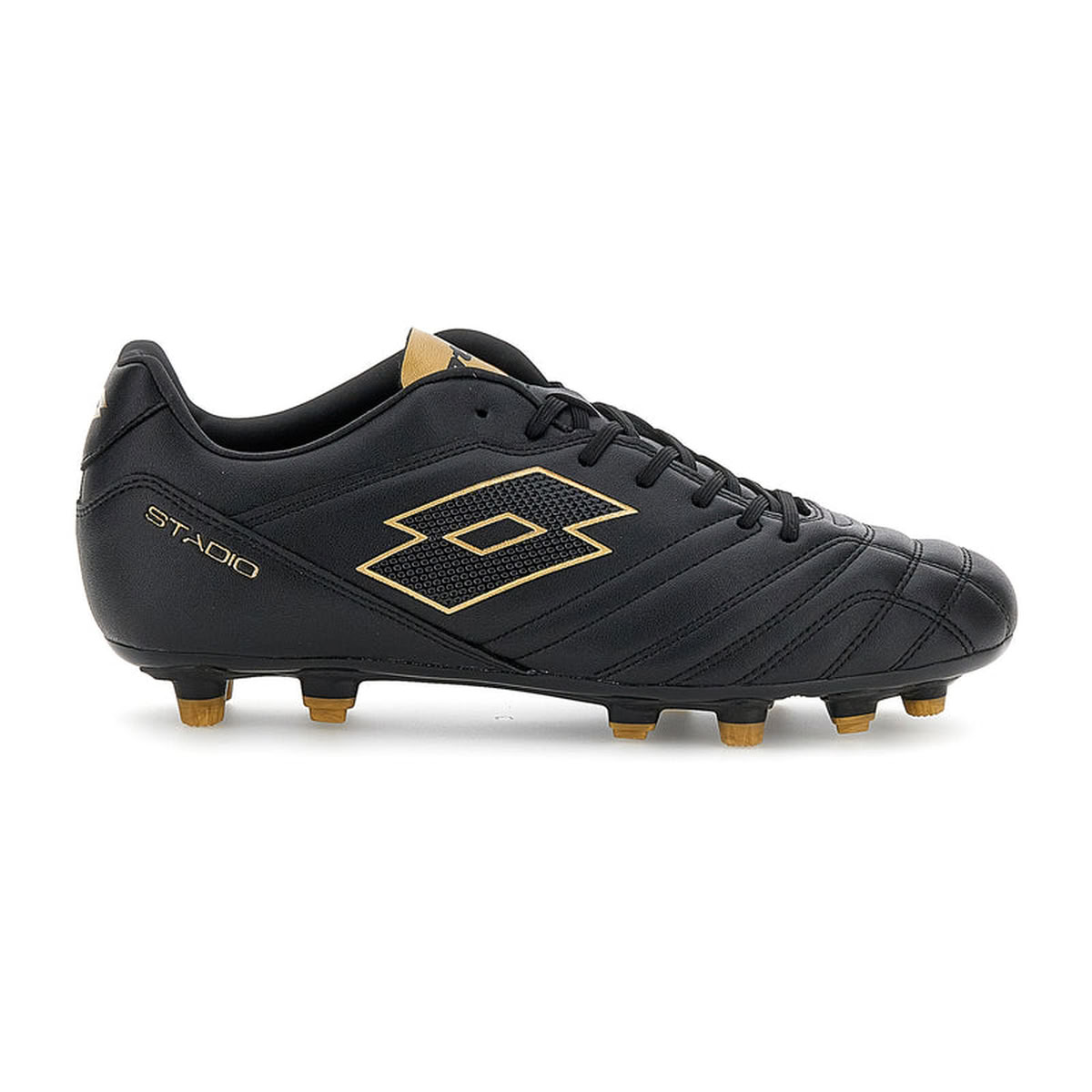LOTTO STADIO 705 FG ALL BLACK/LIGHT PLATINO