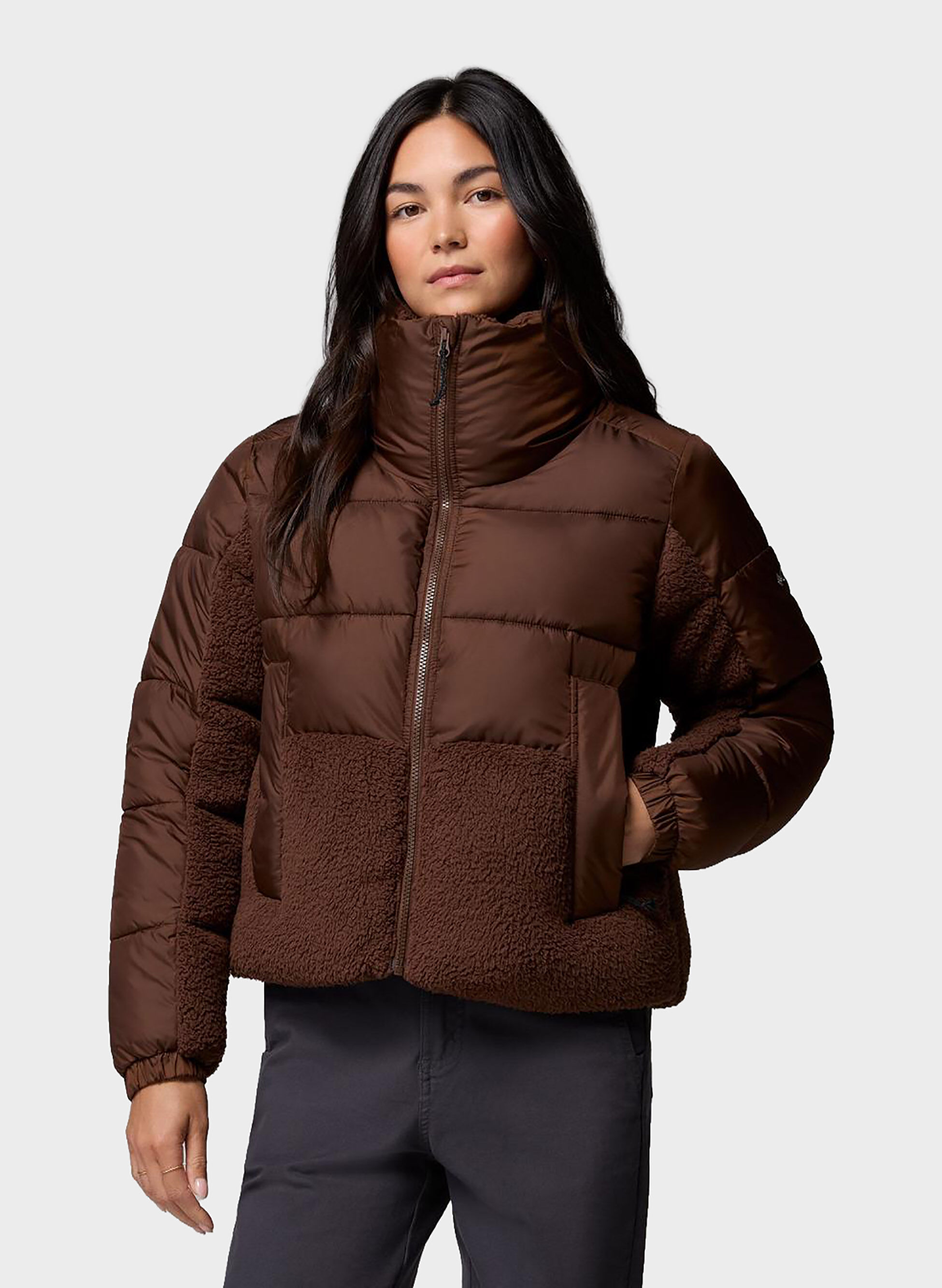 GIUBBOTTO INSERTO NY SHERPA CROP