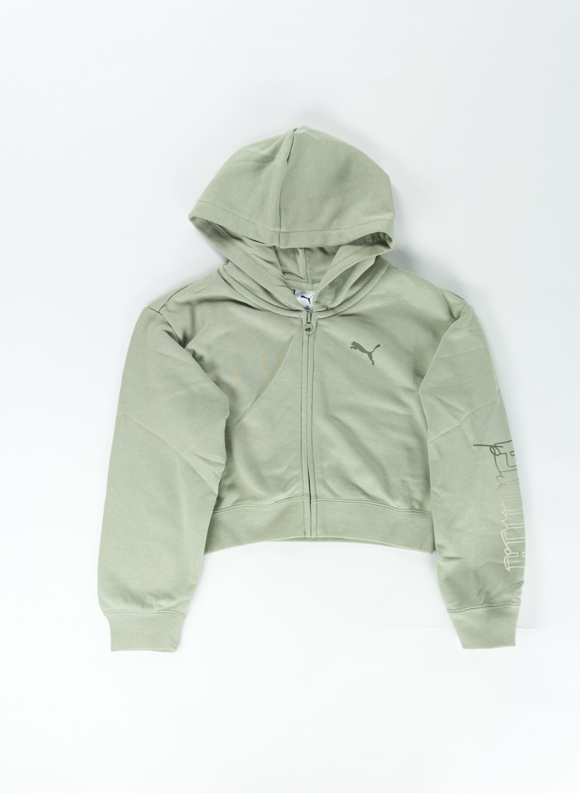 FELPA FULL ZIP CROP RAGAZZA