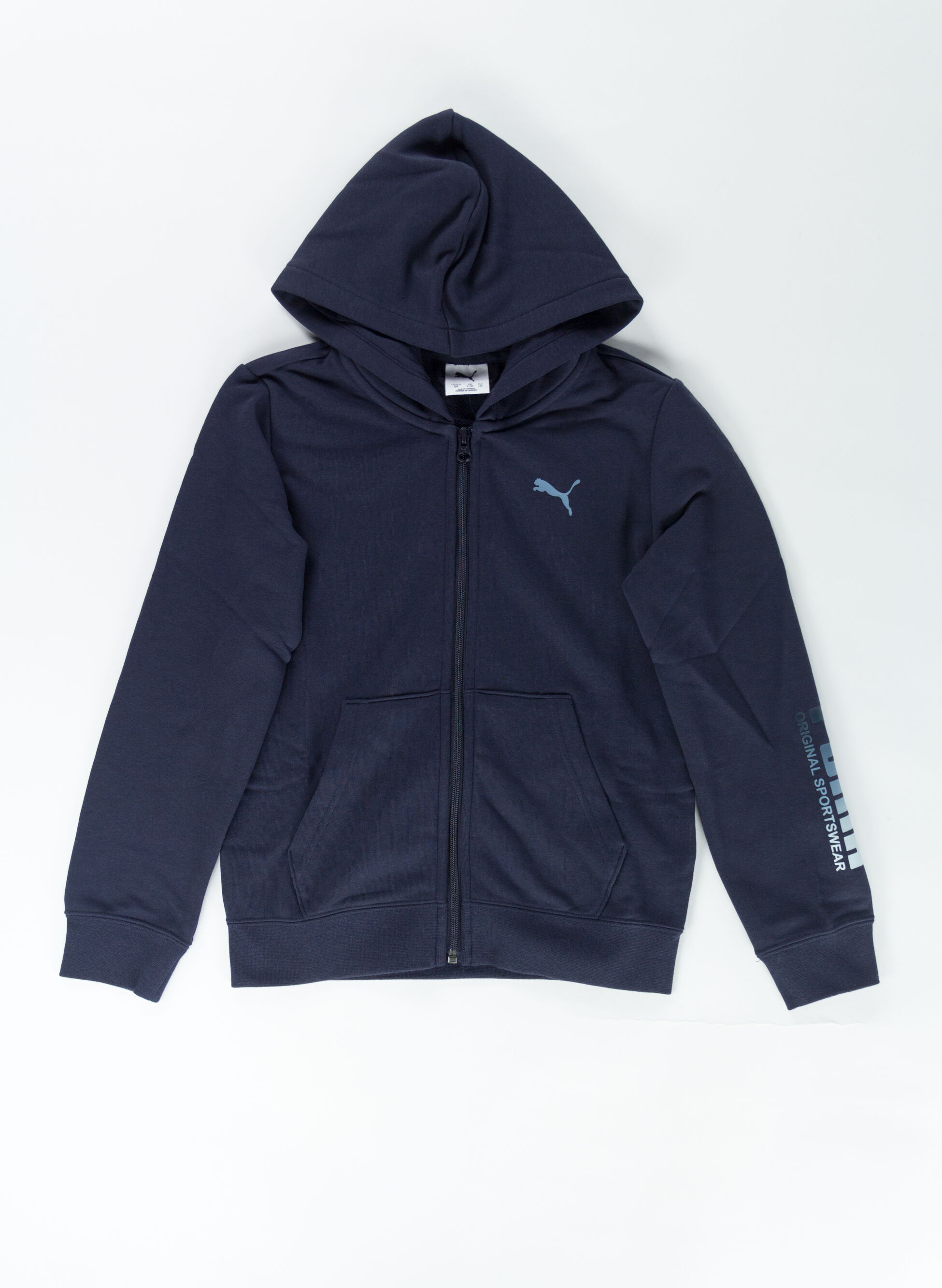 FELPA FULL ZIP ESSENTIAL SMALL LOGO RAGAZZO