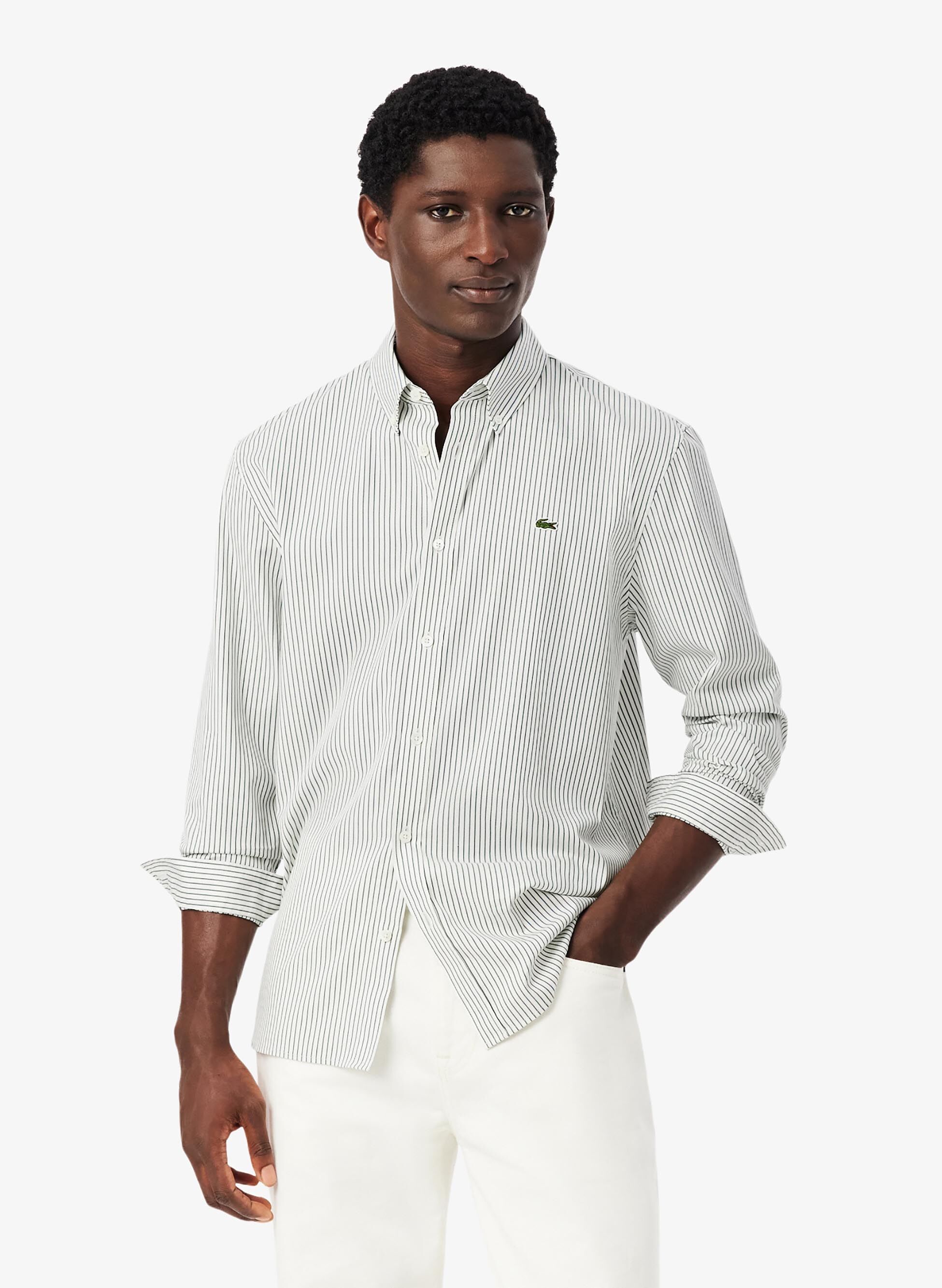 CAMICIA OXFORD A RIGHE