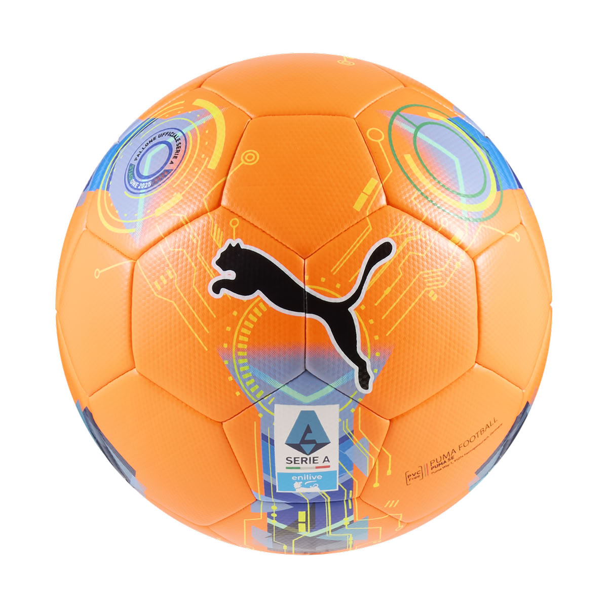 PUMA PALLONE ORBITA SERIE A REPLICA FLUO ORANGE/MULTICOLOR