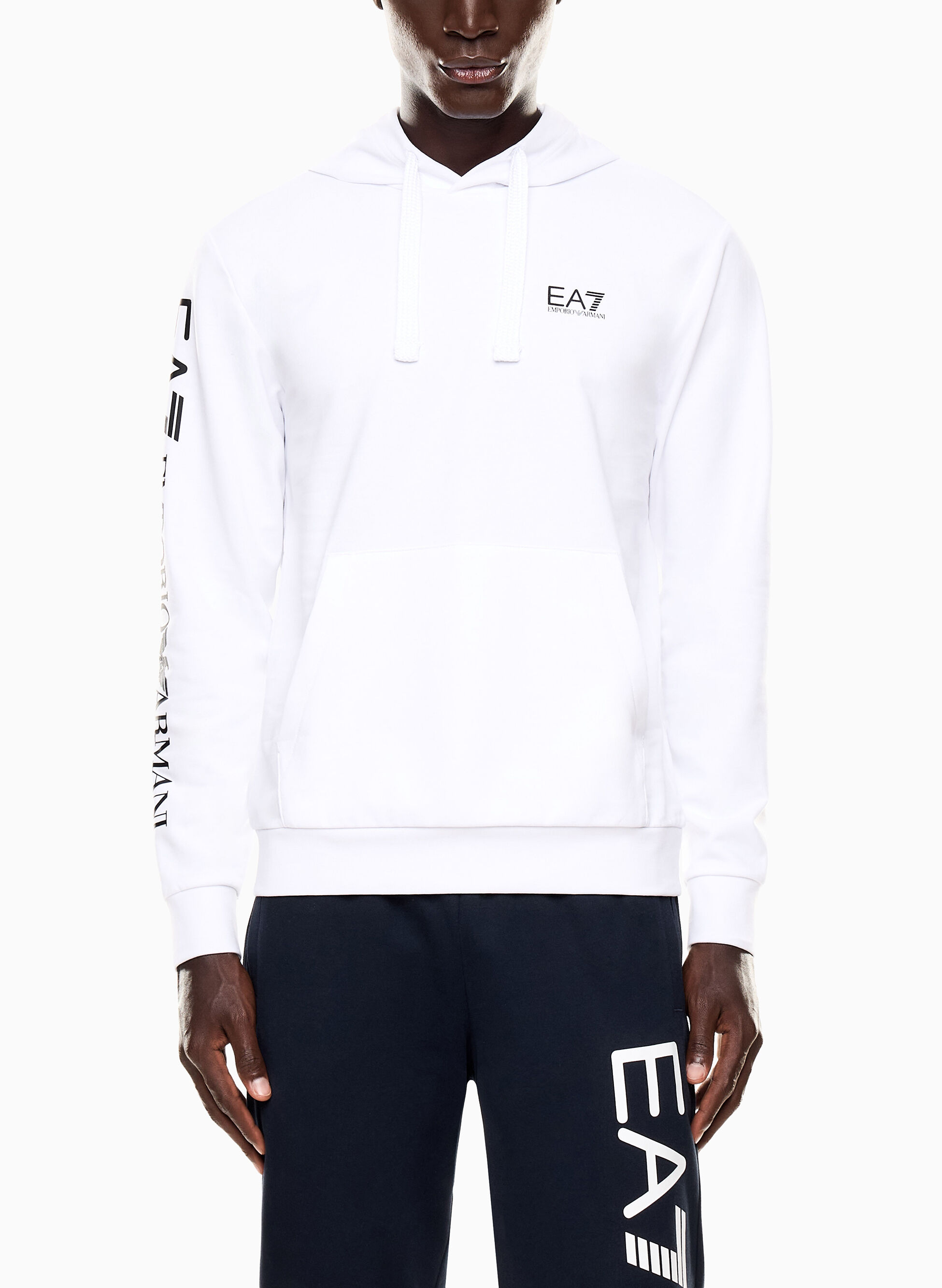 FELPA HOODIE CON LOGO STAMPATO