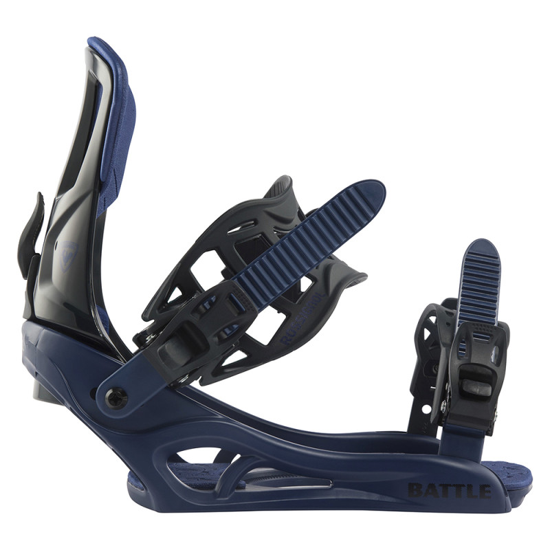ROSSIGNOL - ATTACCHI BATTLE BLACK/BLUE XL SNOWBOARD
